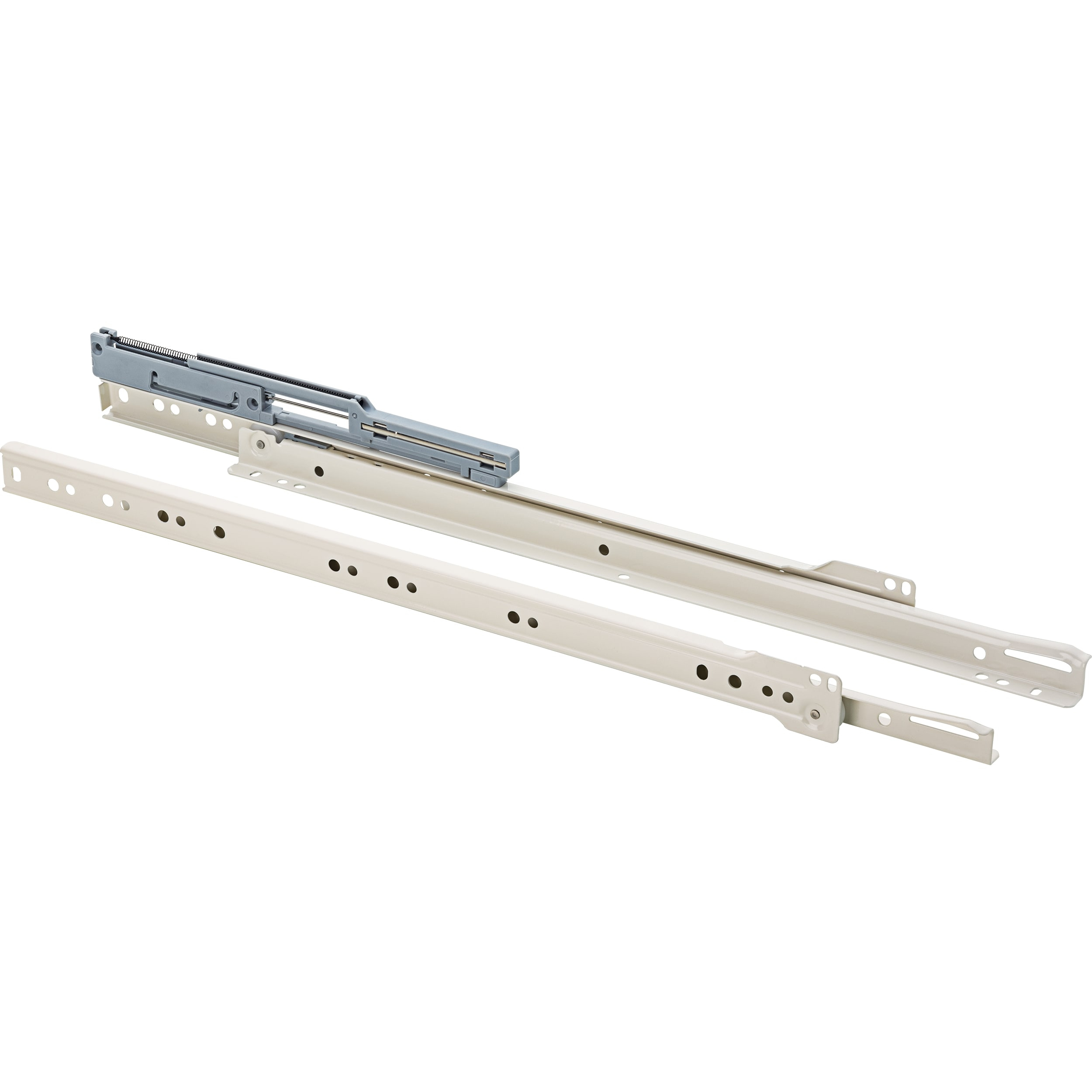 RELIABILT 22-in 3/4 Extension Soft Close Bottom Mount White Drawer Slide 1-Pair