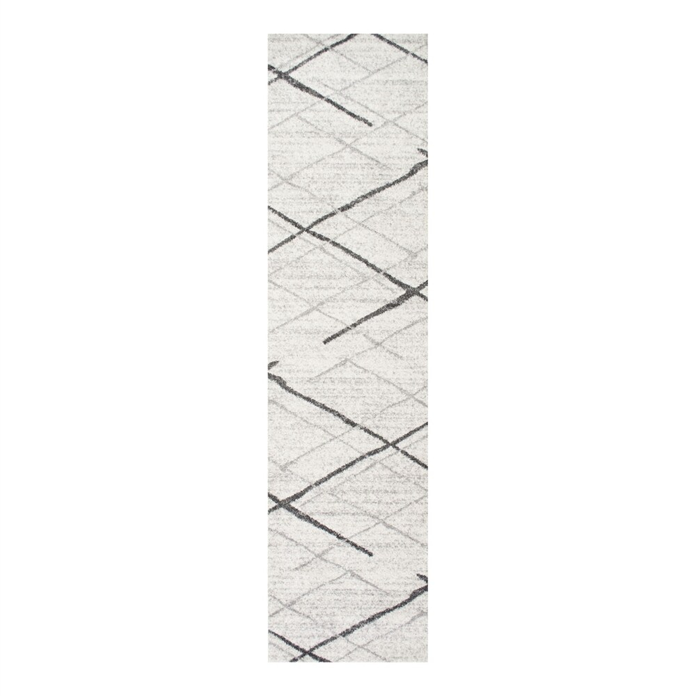 nuLOOM Thigpen Contemporary Area Rug, Grey, 2' 6" x 14'