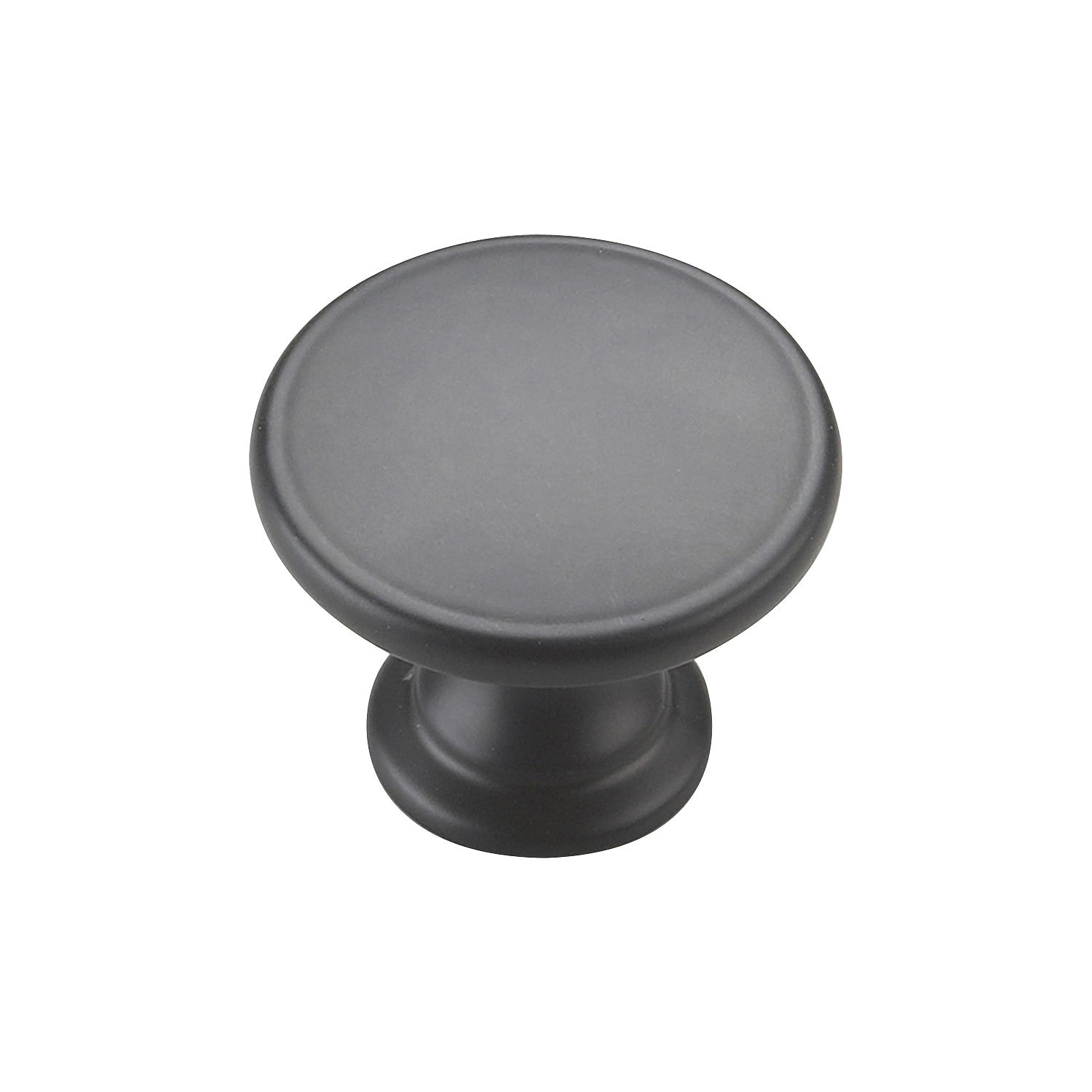 Marseille Collection 1-3/4 in. (45 mm) Traditional Black Round Cabinet Knob