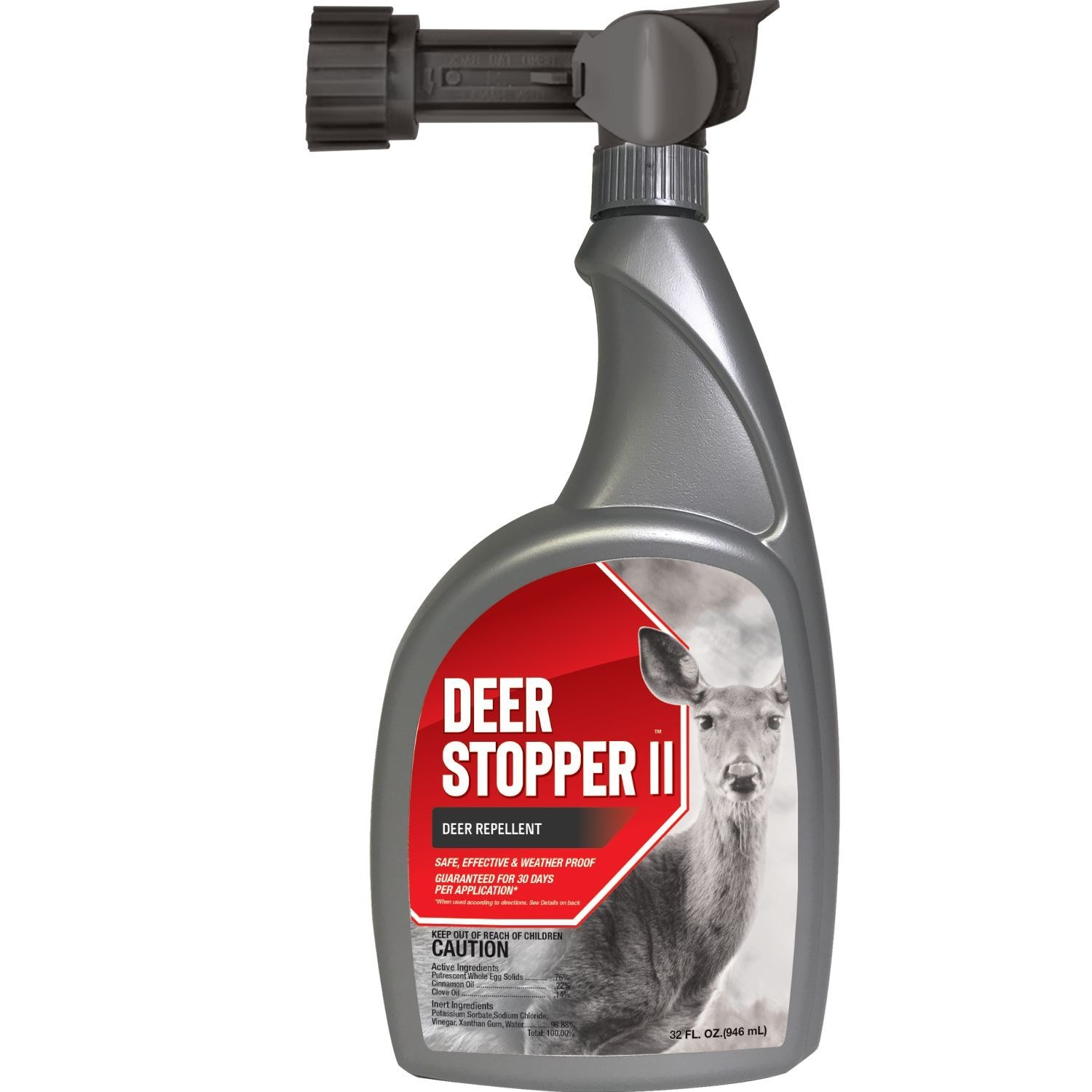 Deer Stopper II Animal Repellent, 32oz Ready-to-Spray Hose End