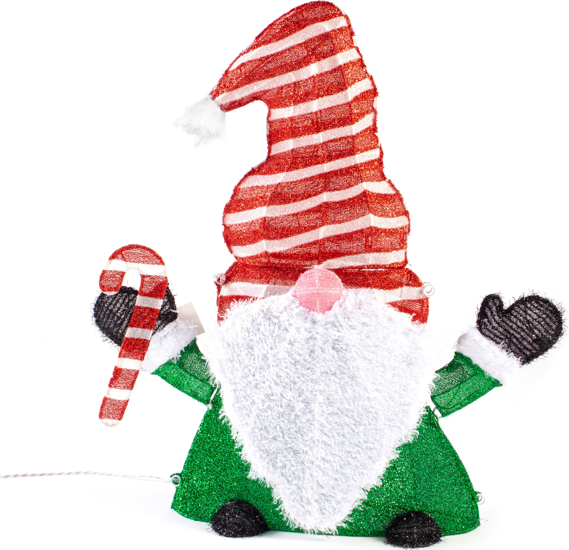 32 in. LED Lighted Gnome