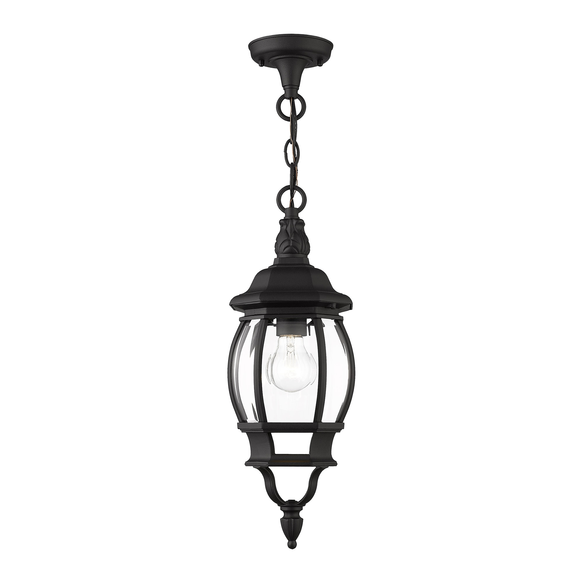 Livex Lighting Frontec 1 - Light Pendant in  Textured Black