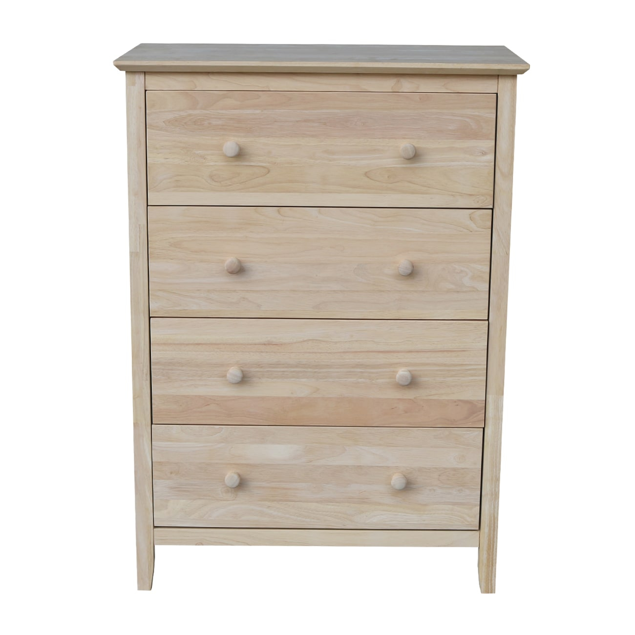 Brooklyn 4-Drawer Unfinished Wood Chest of Drawers
