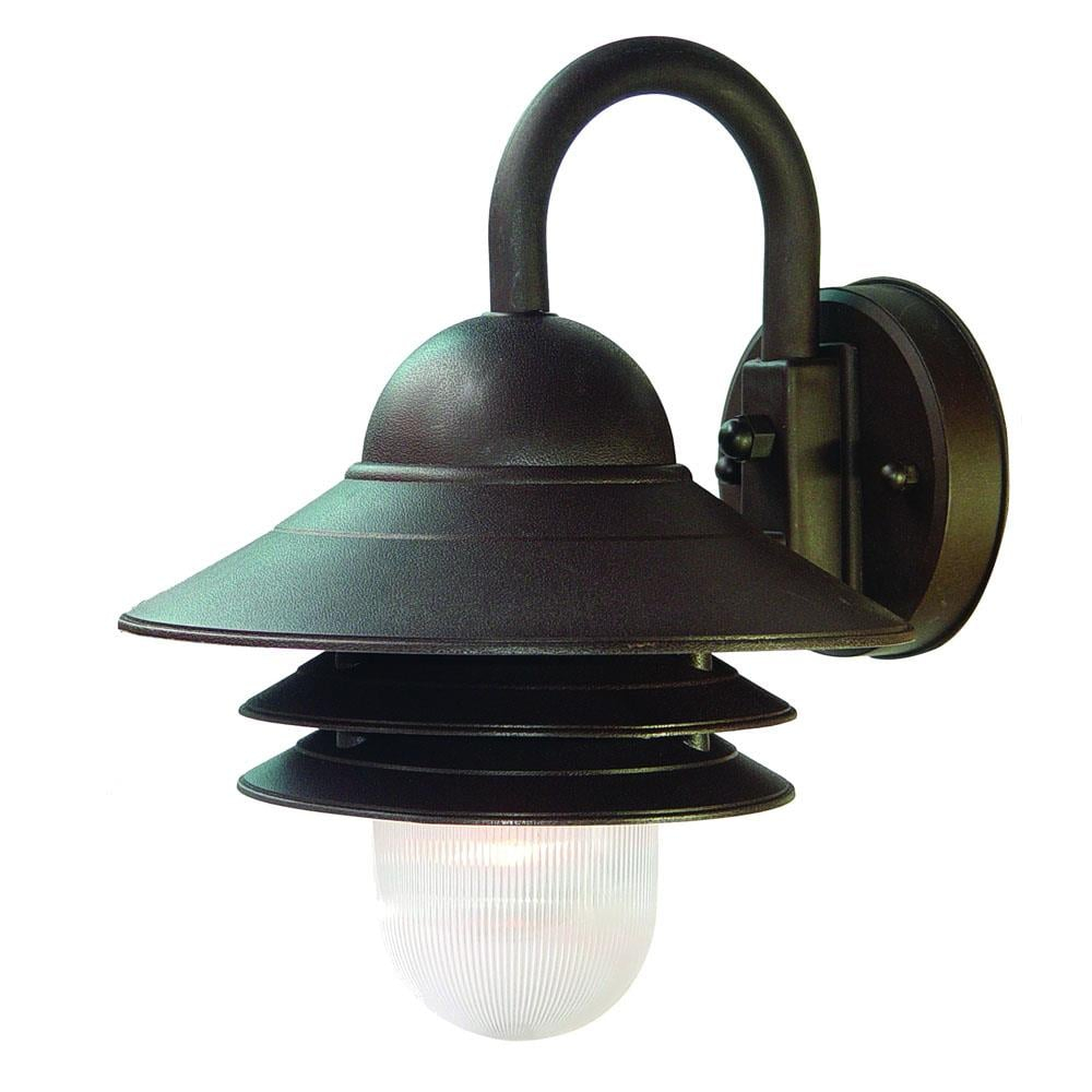 Acclaim 82ABZ Mariner Collection 1-Light Wall Mount Outdoor Light Fixture, Architectural Bronze