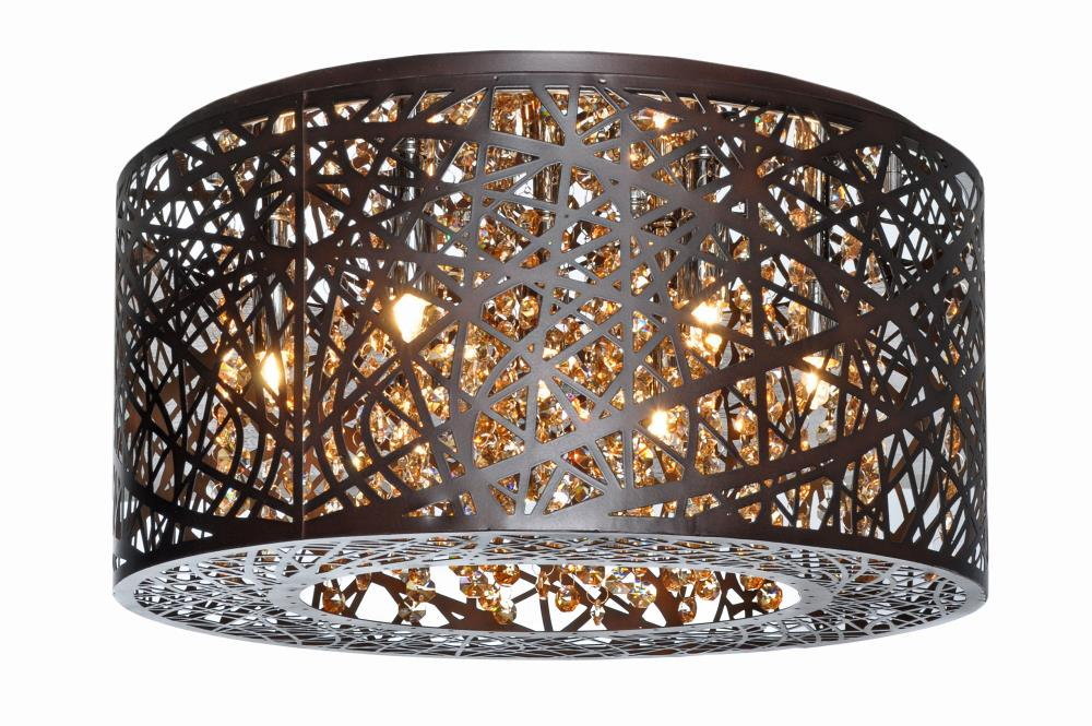 ET2 Lighting - LED Flush Mount - Inca-20.3W 7 LED Flush Mount in Contemporary