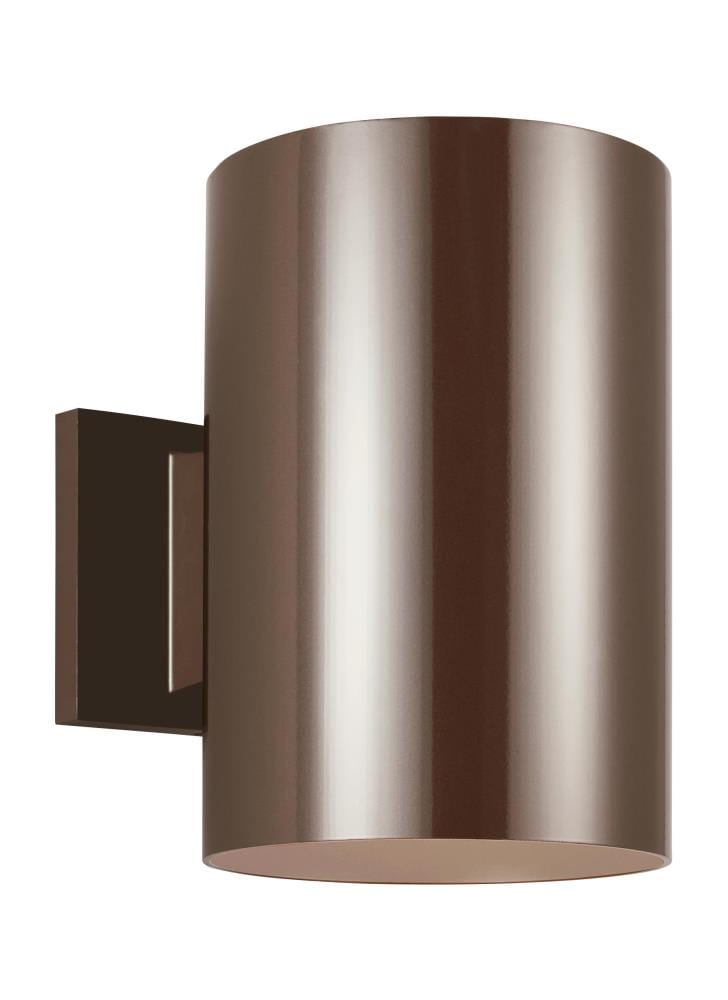 Generation Lighting 8313901EN3-10 Large One Light Outdoor Wall Lantern, Bronze