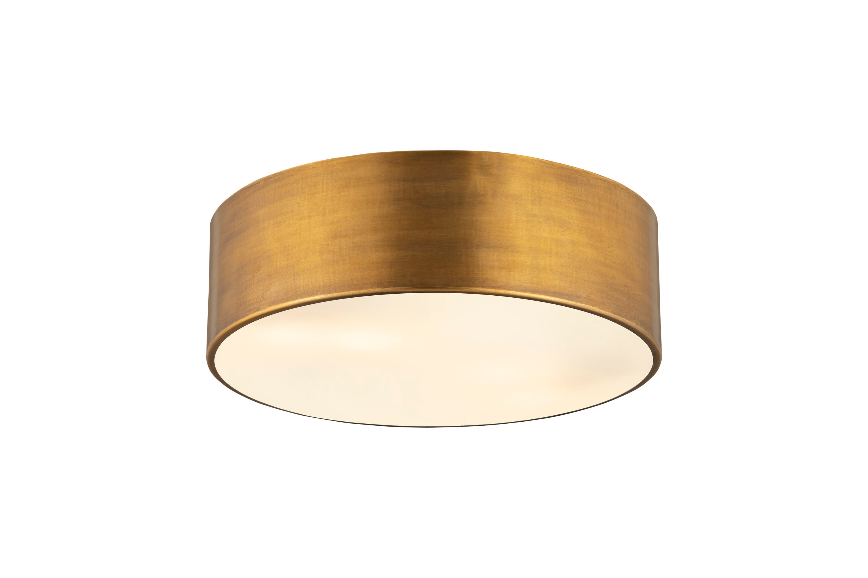 Z-Lite Harley 3 - Light Flush Mount in  Rubbed Brass