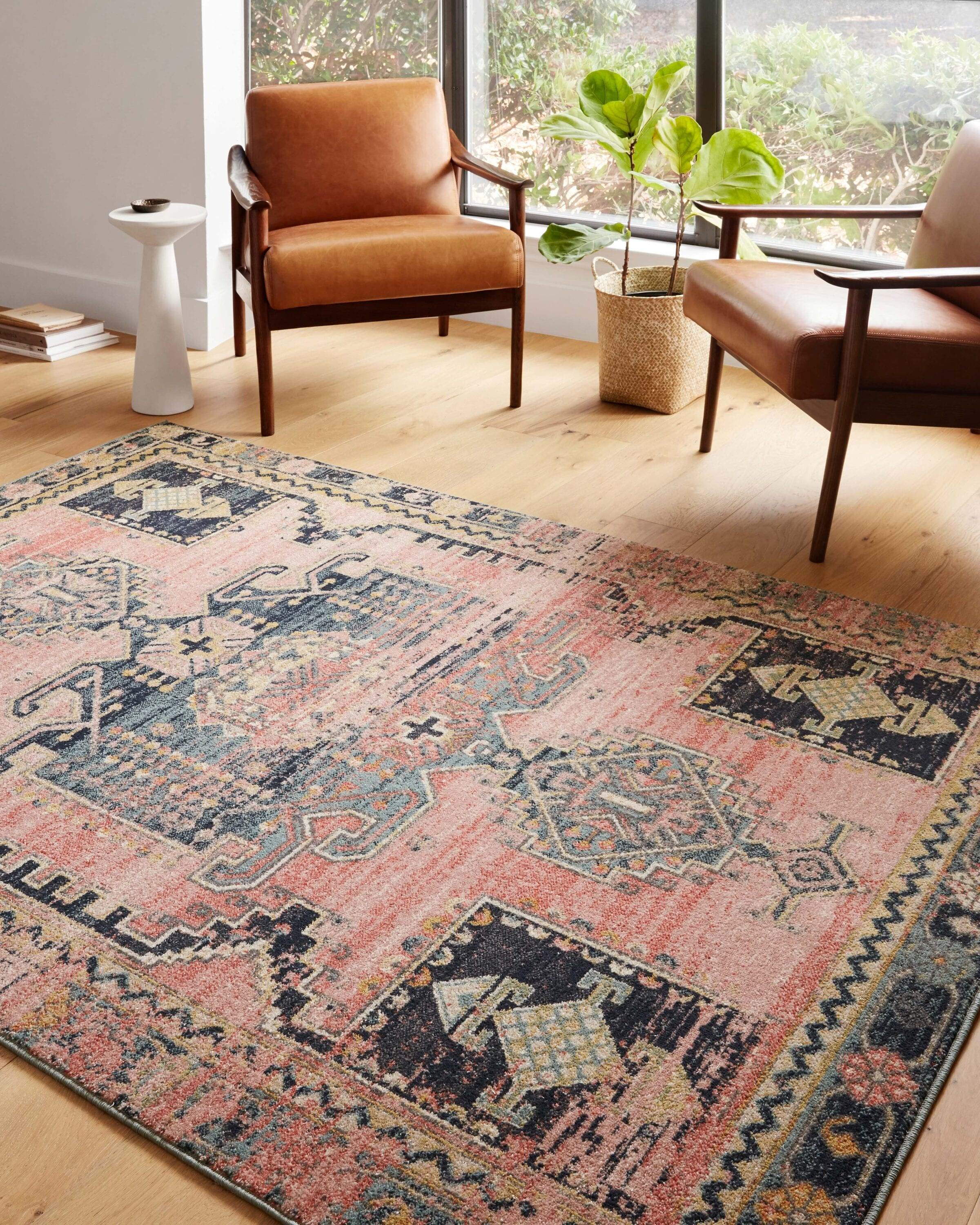 Loloi II Jocelyn Southwestern Rose / Rose Area Rug