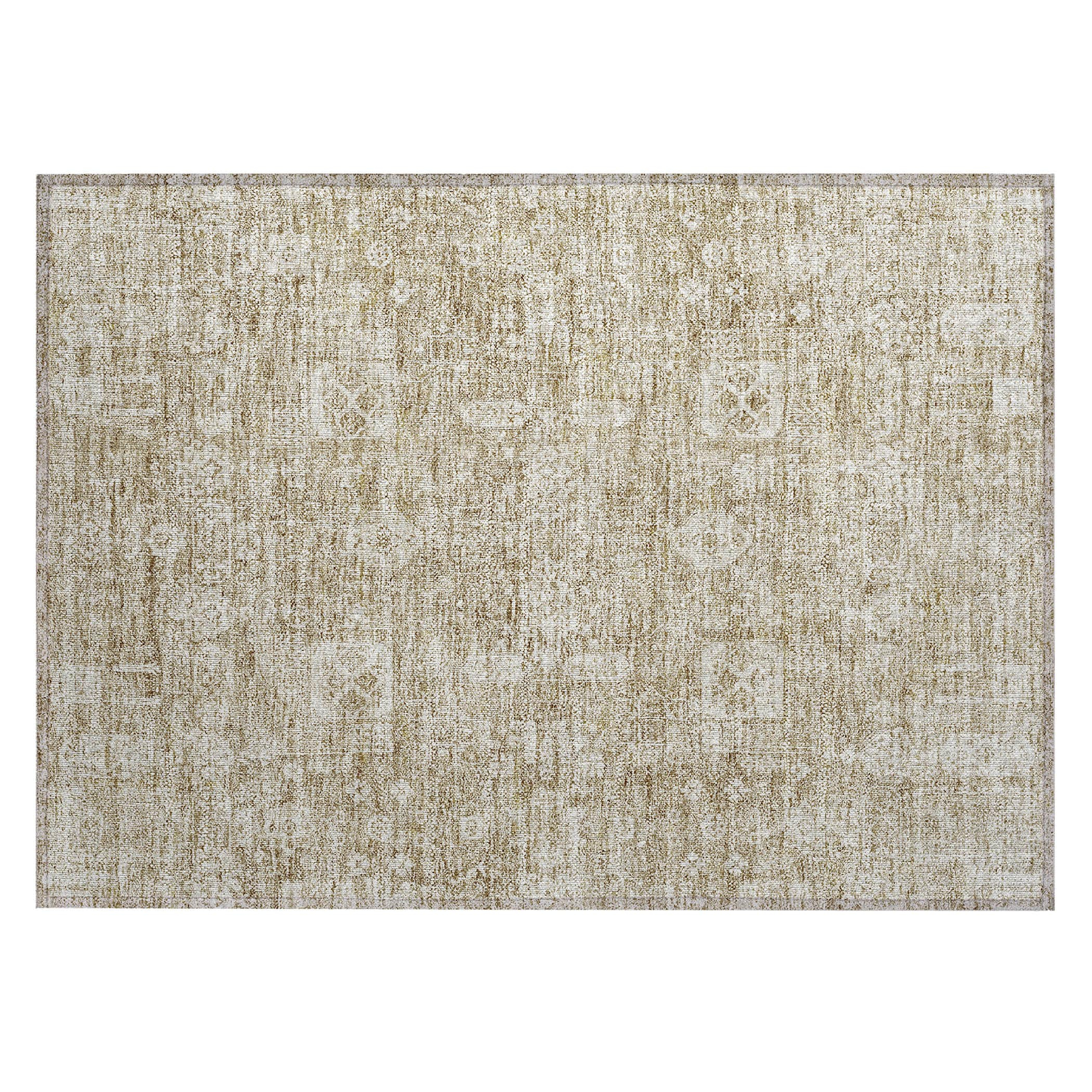 Addison Rugs Chantille Indoor/Outdoor Transitional Panel Beige Washable Rectangle Rug, 1'8" x 2'6"