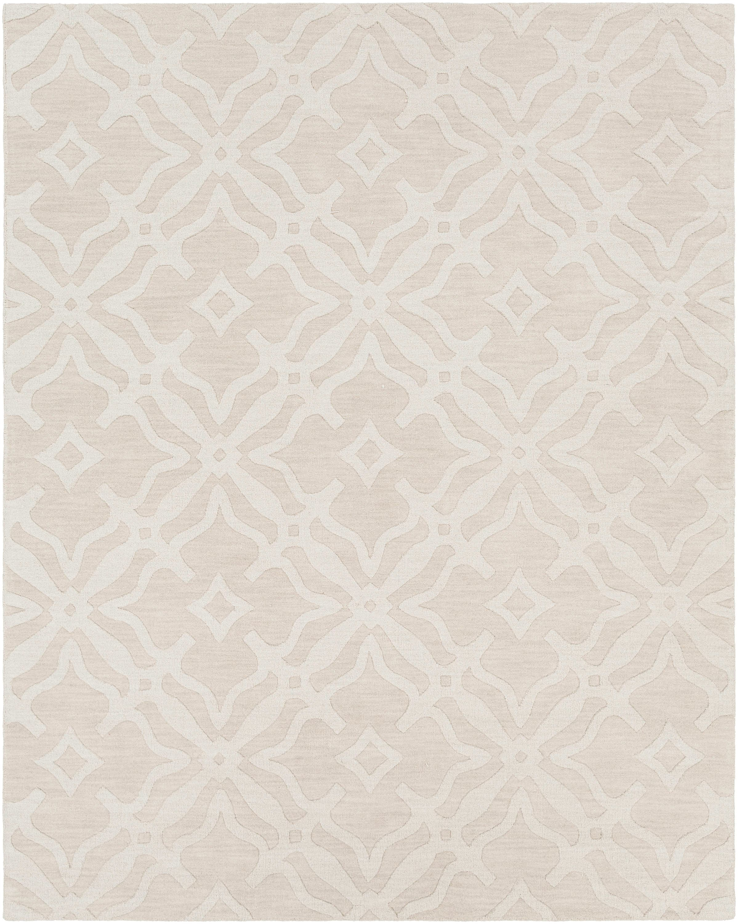 Handmade Blue Wool Medallion Tufted 8' x 10' Rug