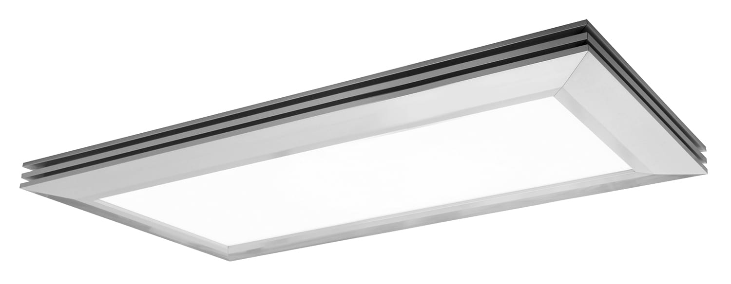 Sloane 27" Satin Nickel Square LED Flush Mount Light