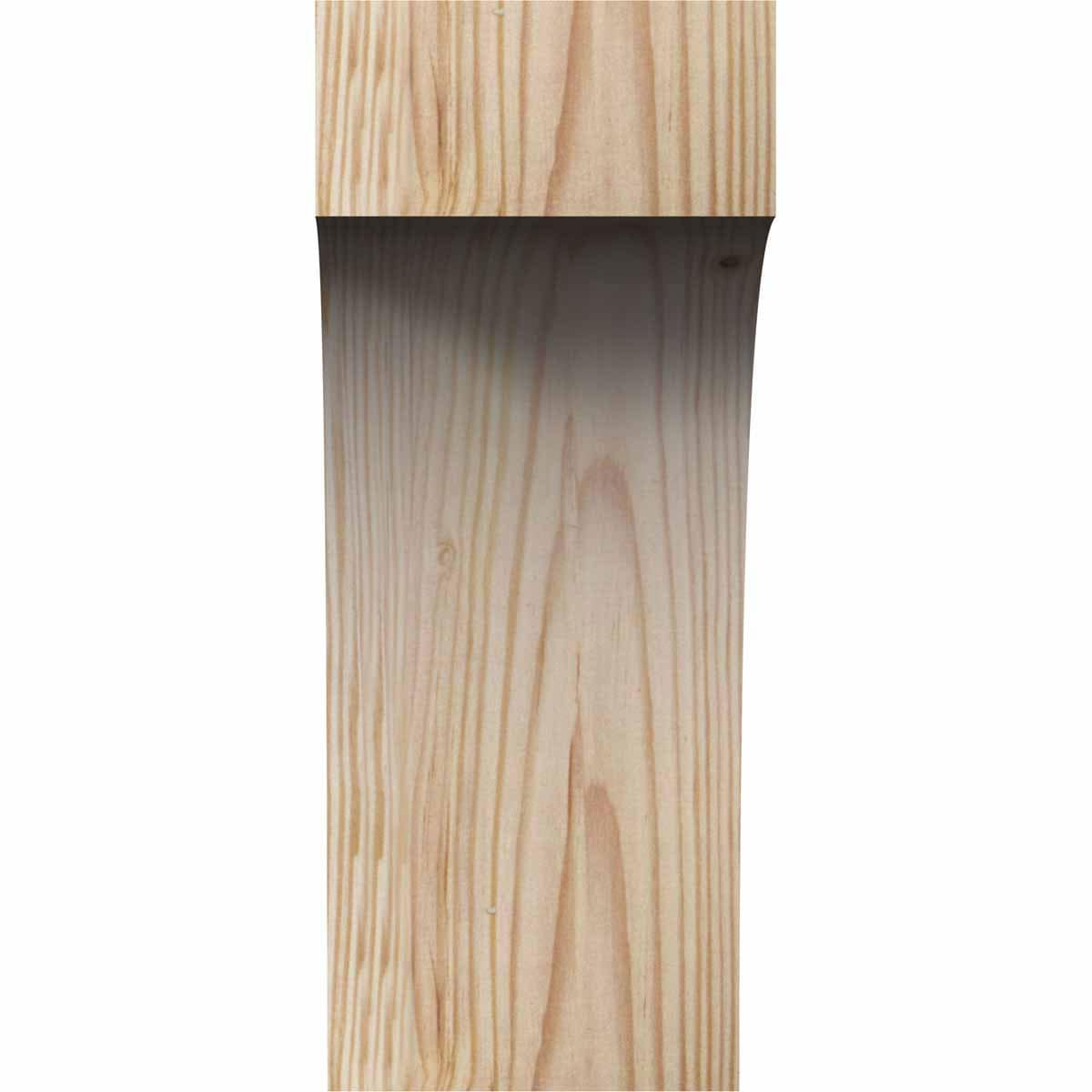 4"W x 6"D x 10"H Huntington Rough Sawn Corbel, Douglas Fir