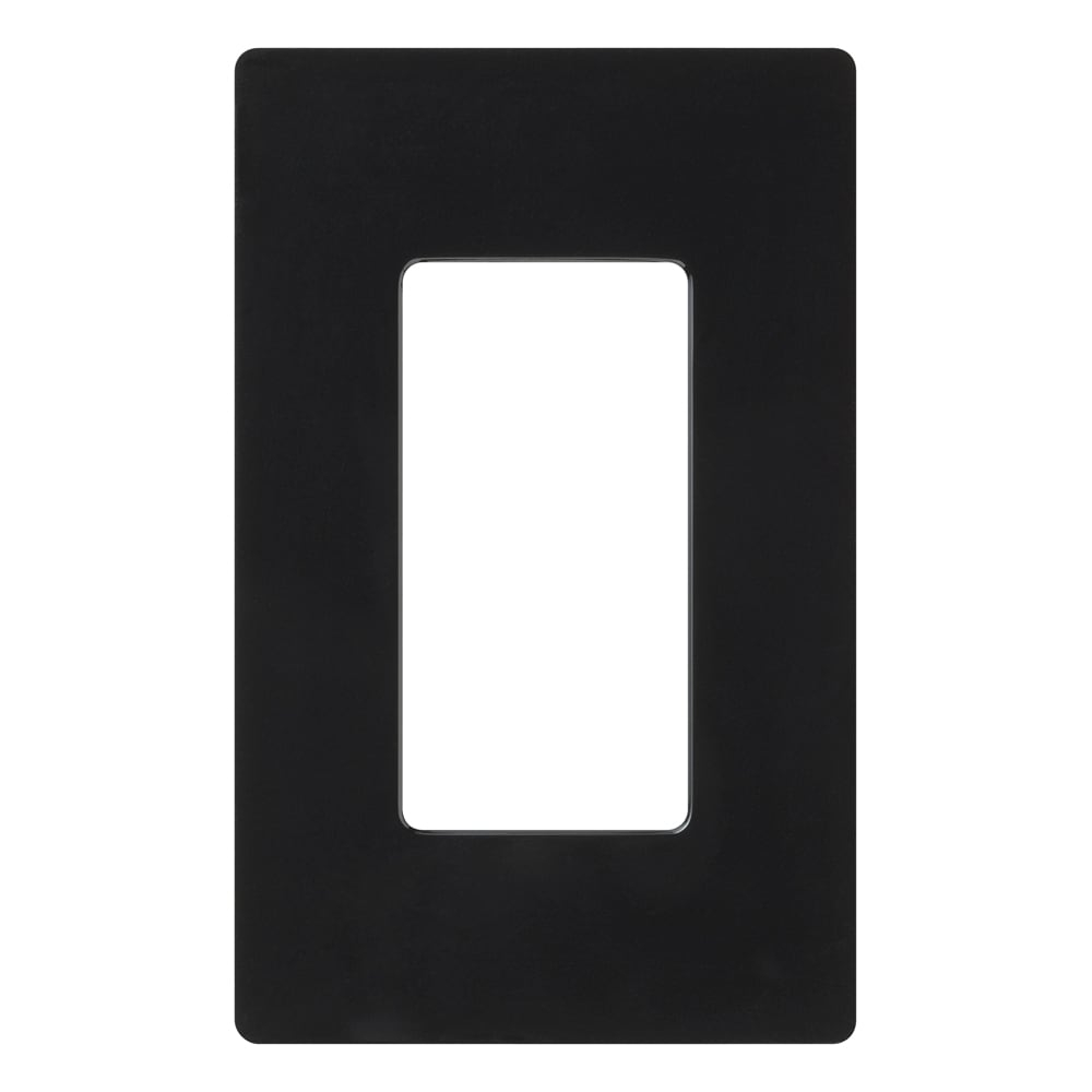 Black Gloss 1-Gang Decorator Wall Plate