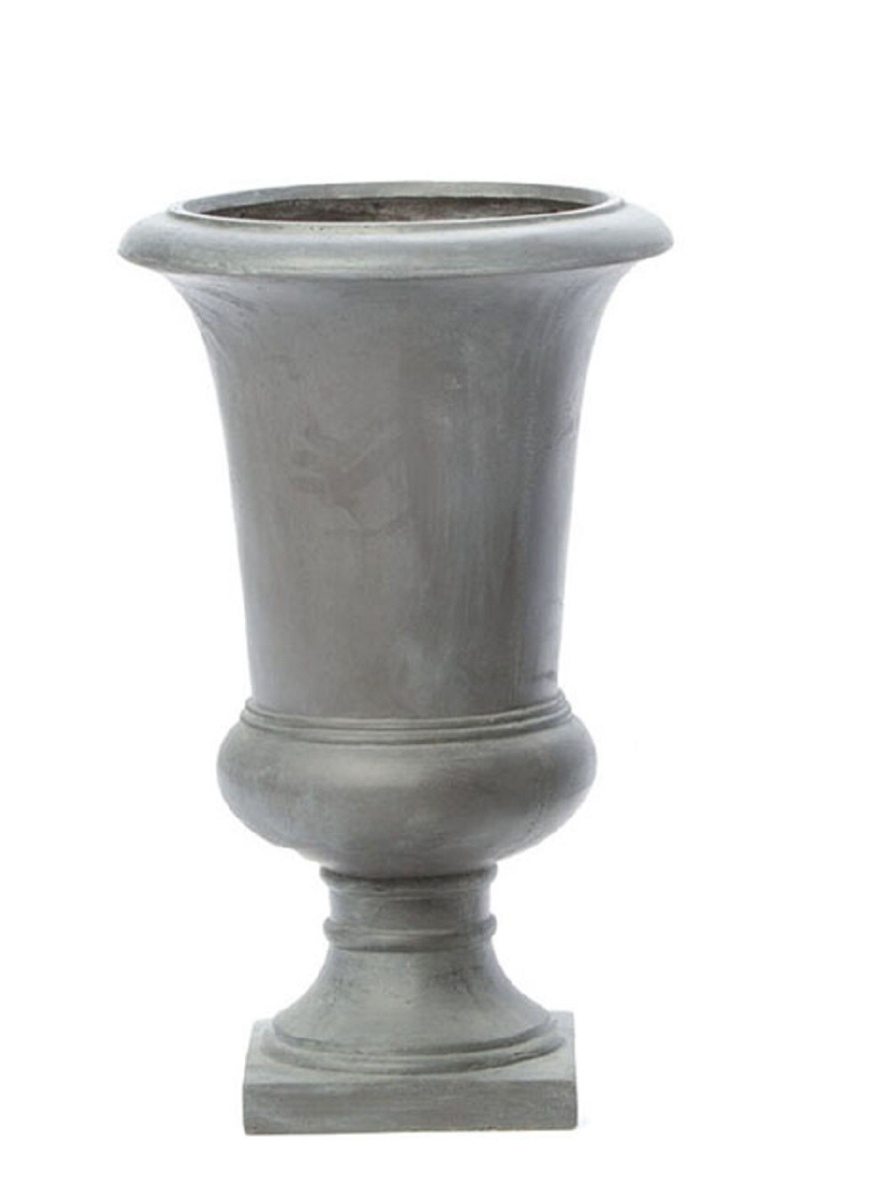 Alfresco Home Jovina Fiberstone Small Urn Planter in Antique Dark Bronze