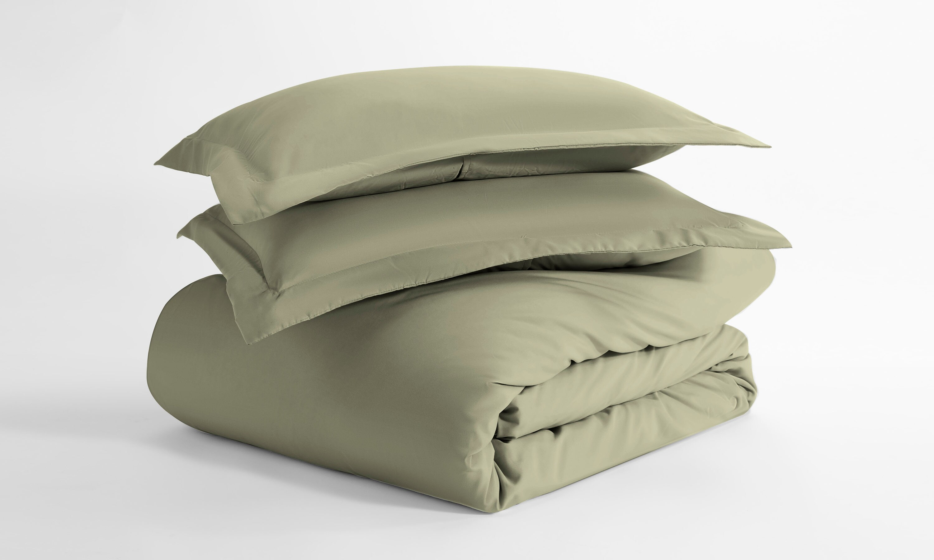 ienjoy Home Hotel Collection Soft Brushed Microfiber Duvet Cover Set, Twin, Sage