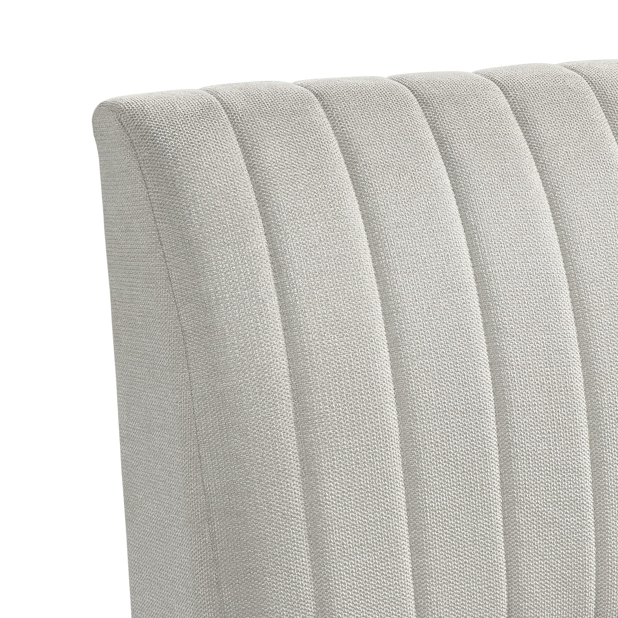 Picket House Furnishings Rizzo Dining Corner Chair in Beige Linen