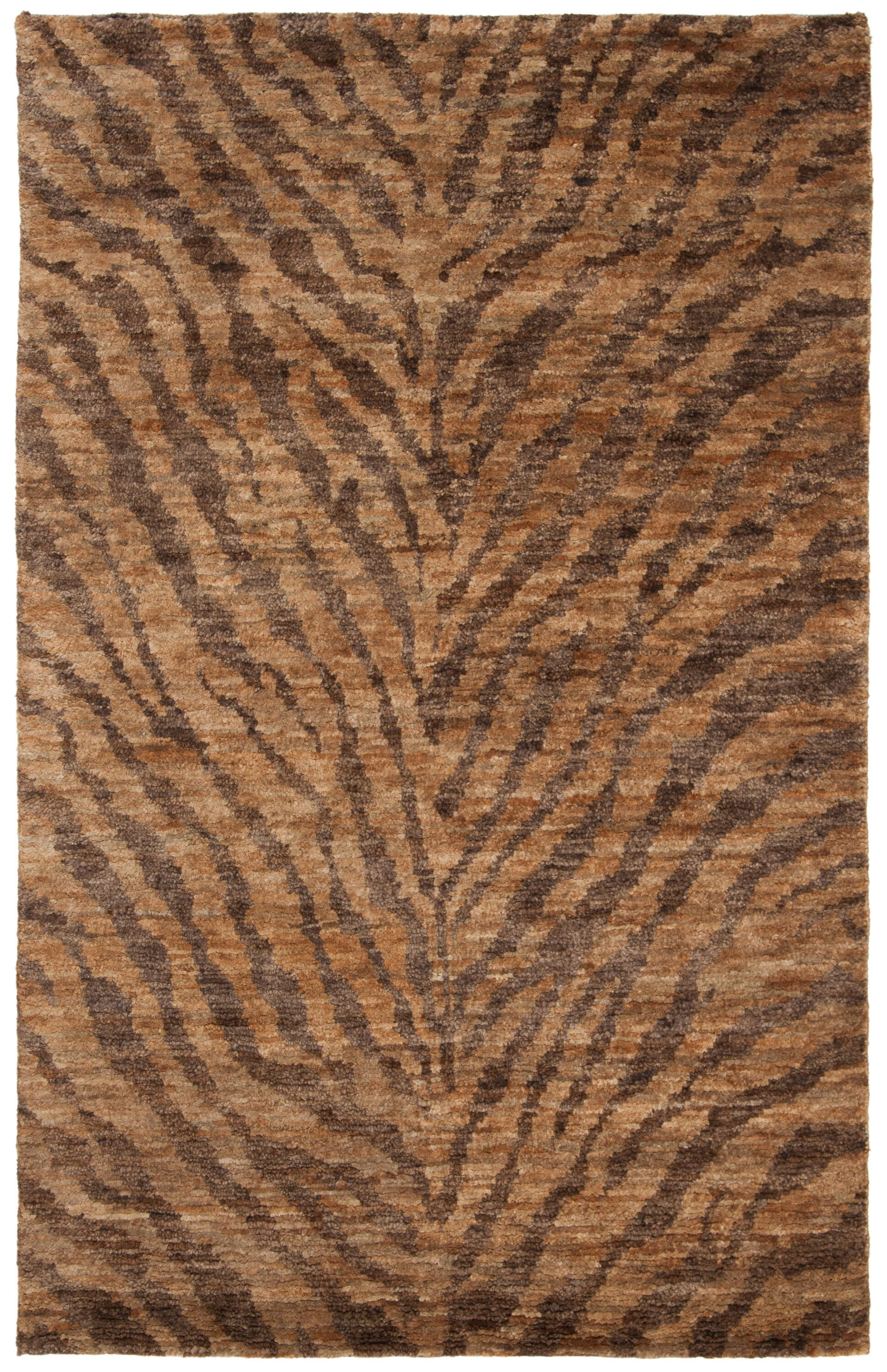 SAFAVIEH Bohemian Nick Geometric Area Rug, Natural/Black, 5' x 8'