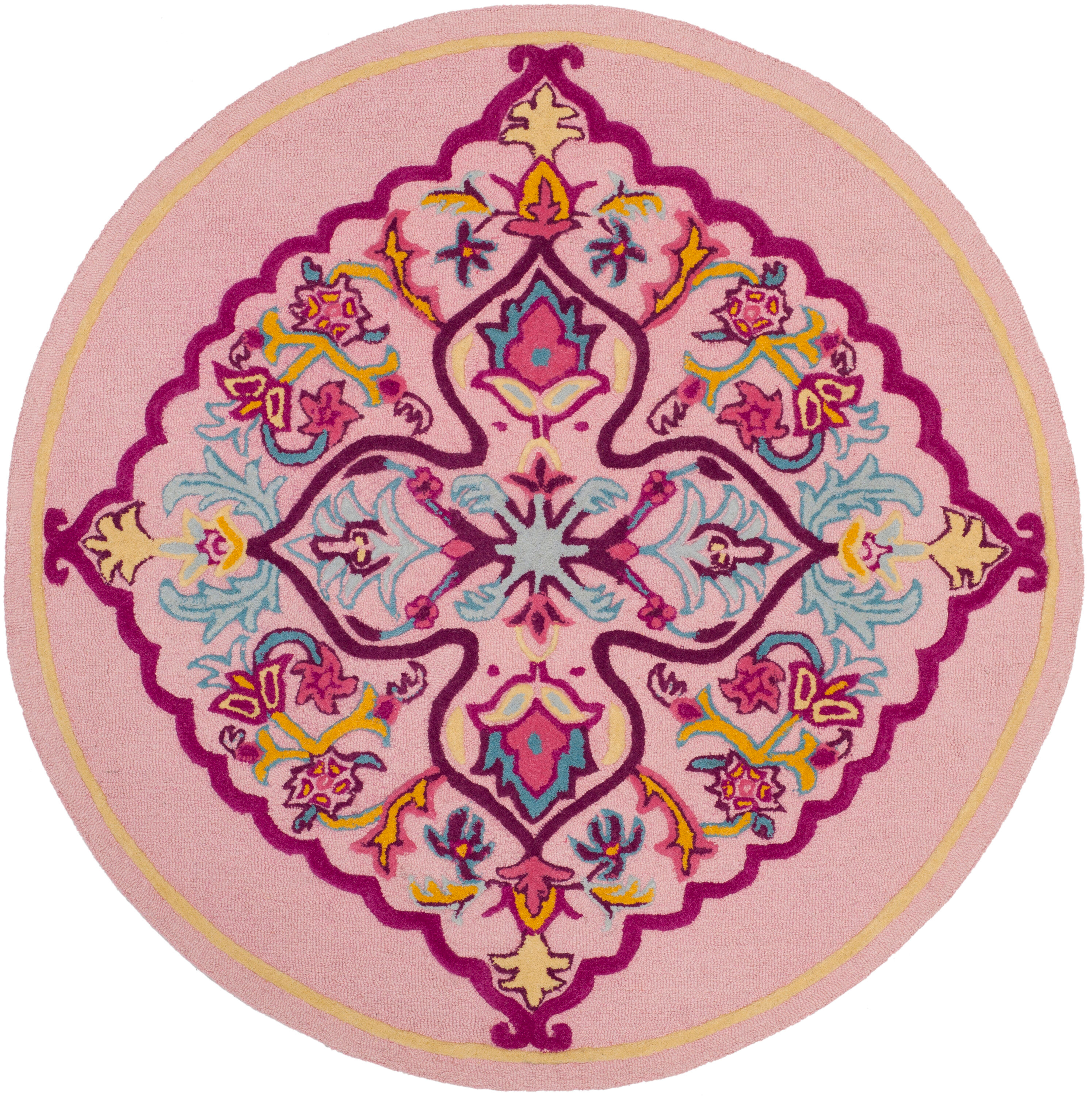 SAFAVIEH Bellagio BLG605A Handmade Pink / Multi Rug