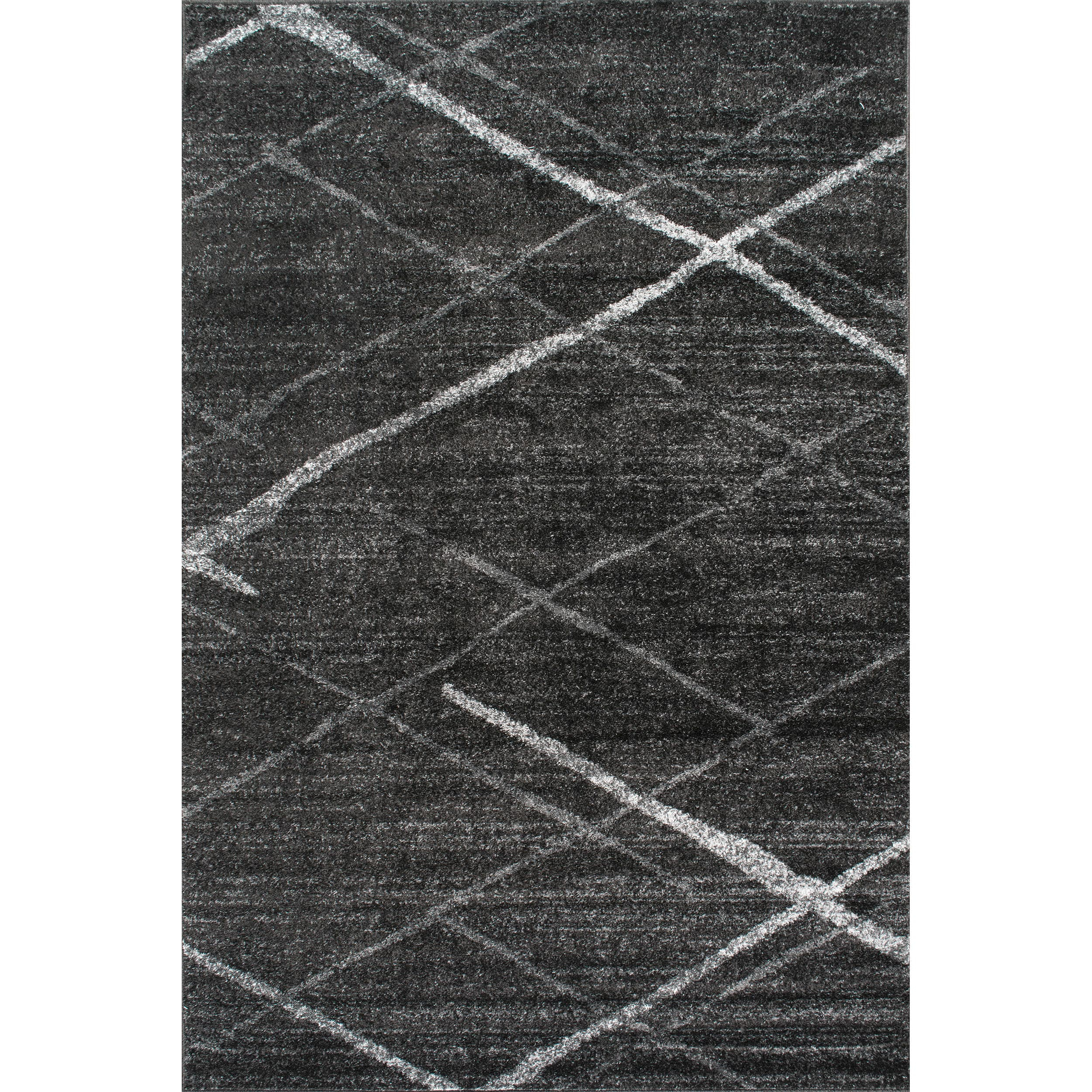 nuLOOM Thigpen Contemporary Area Rug, 4' x 6', Dark Gray