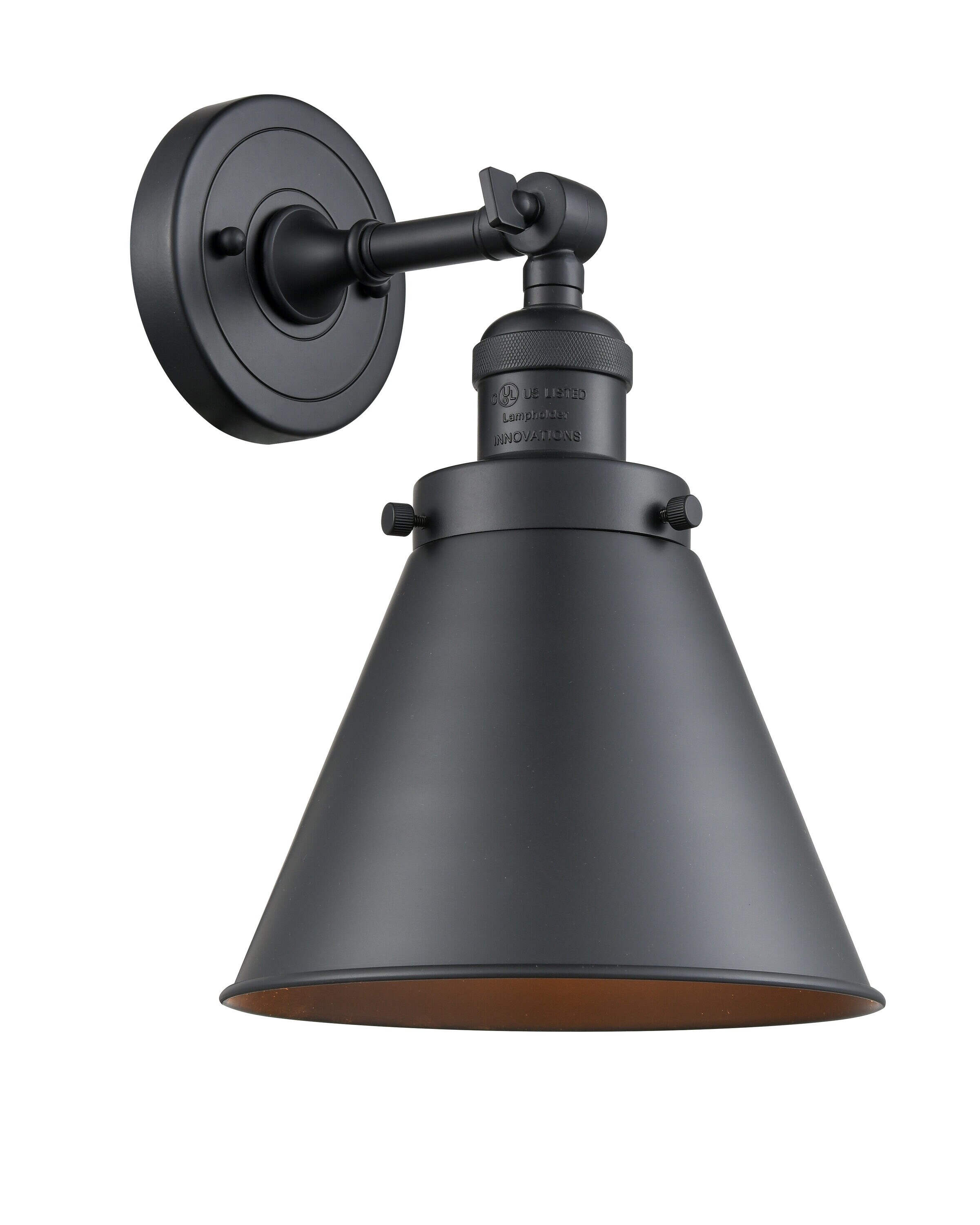 Innovations Lighting 1 - Light Sconce in  Matte Black