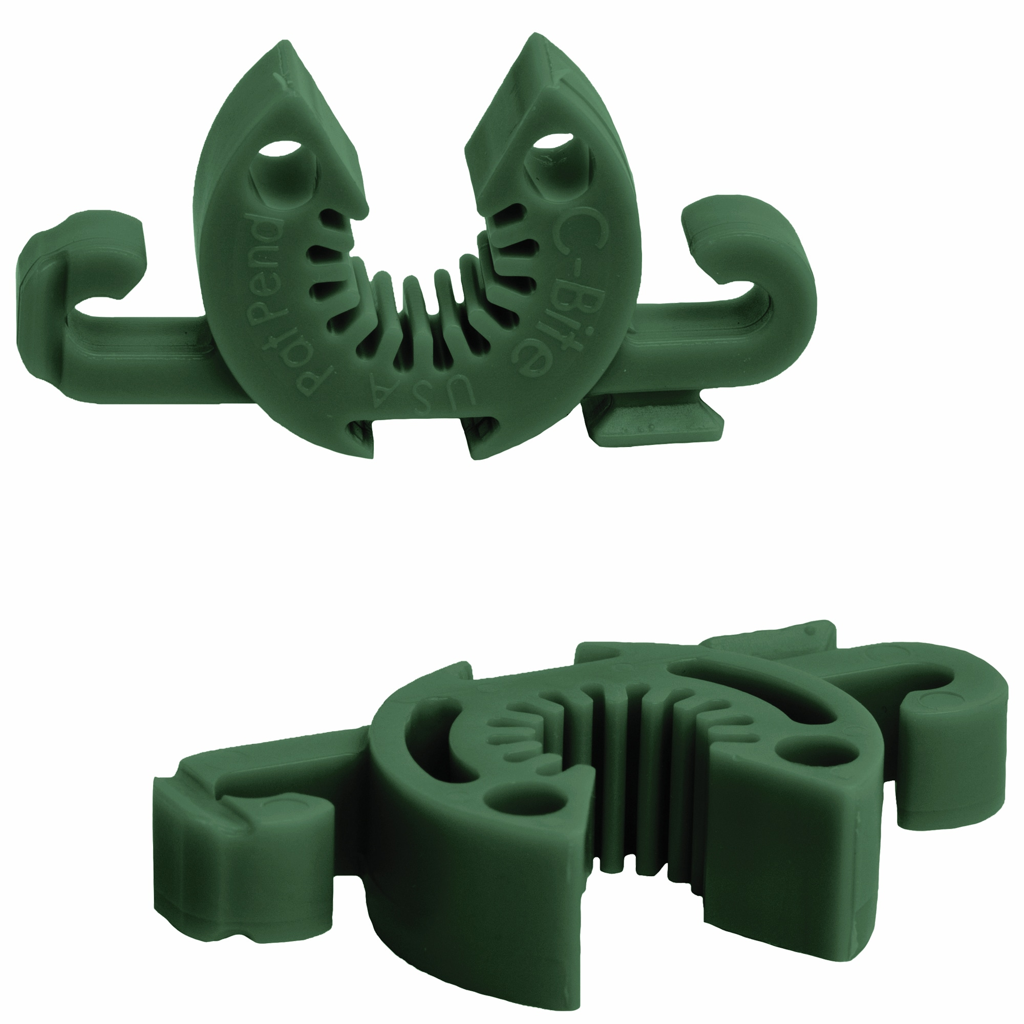 C-Bite 5-Foot Plant Support Kit | All You Need to Build A Cage, Trellis, Fence (Incognito Green)