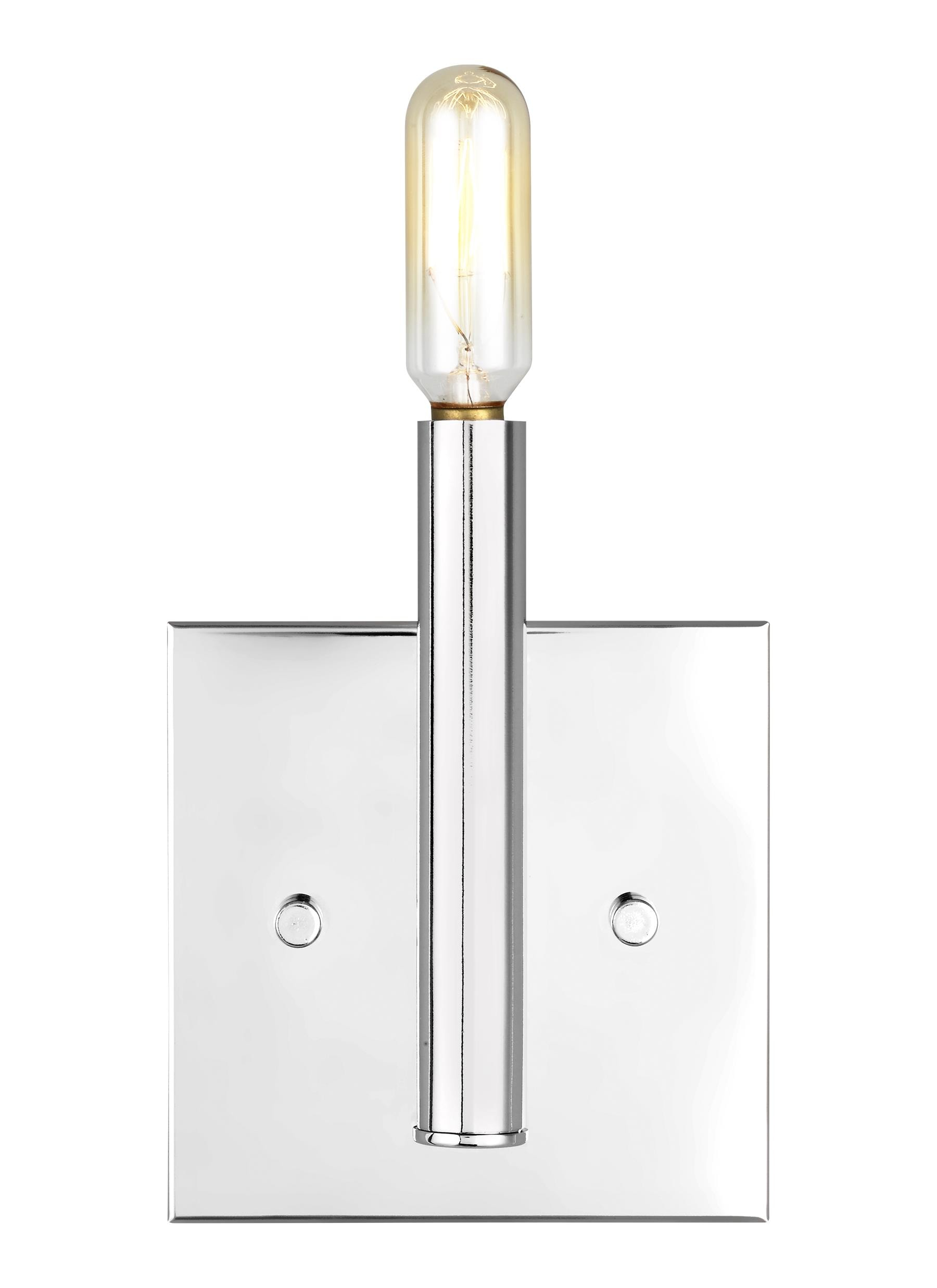 Chrome Direct Wired Electric Outdoor Wall Sconce