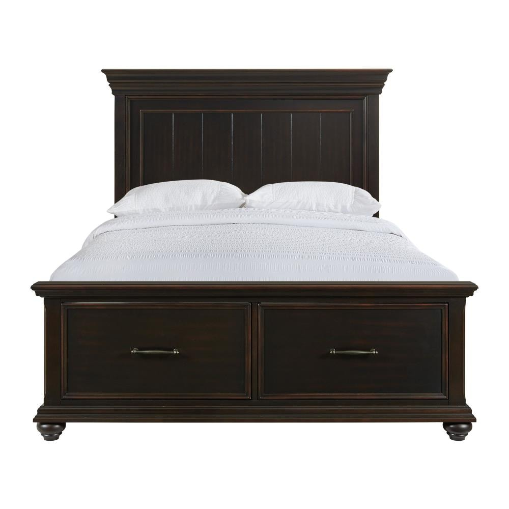 Picket House Furnishings Brooks Queen Platform Storage Bed in Black
