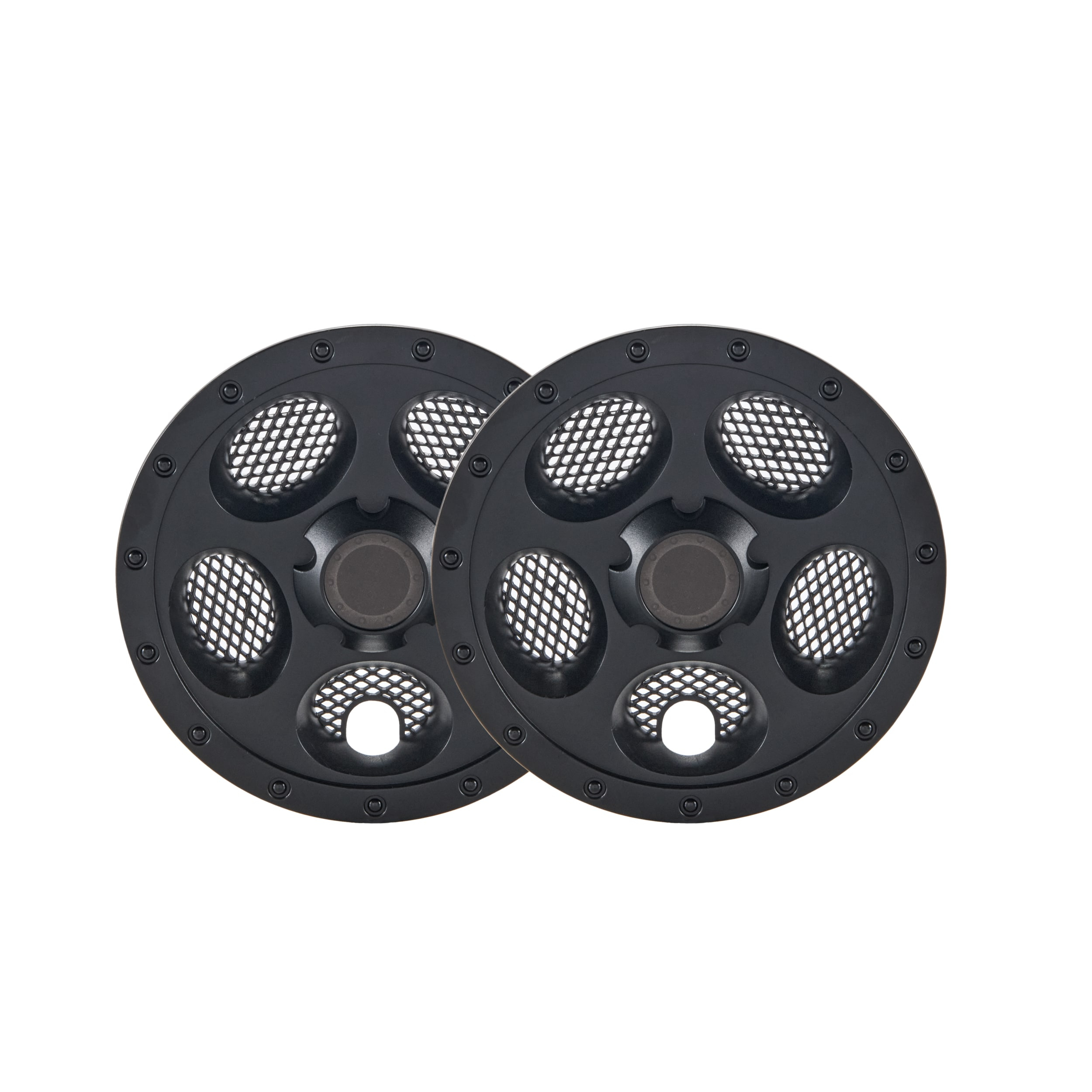 Good Vibrations - Wheelies - 6" Tractor Wheel Cover Set - Black