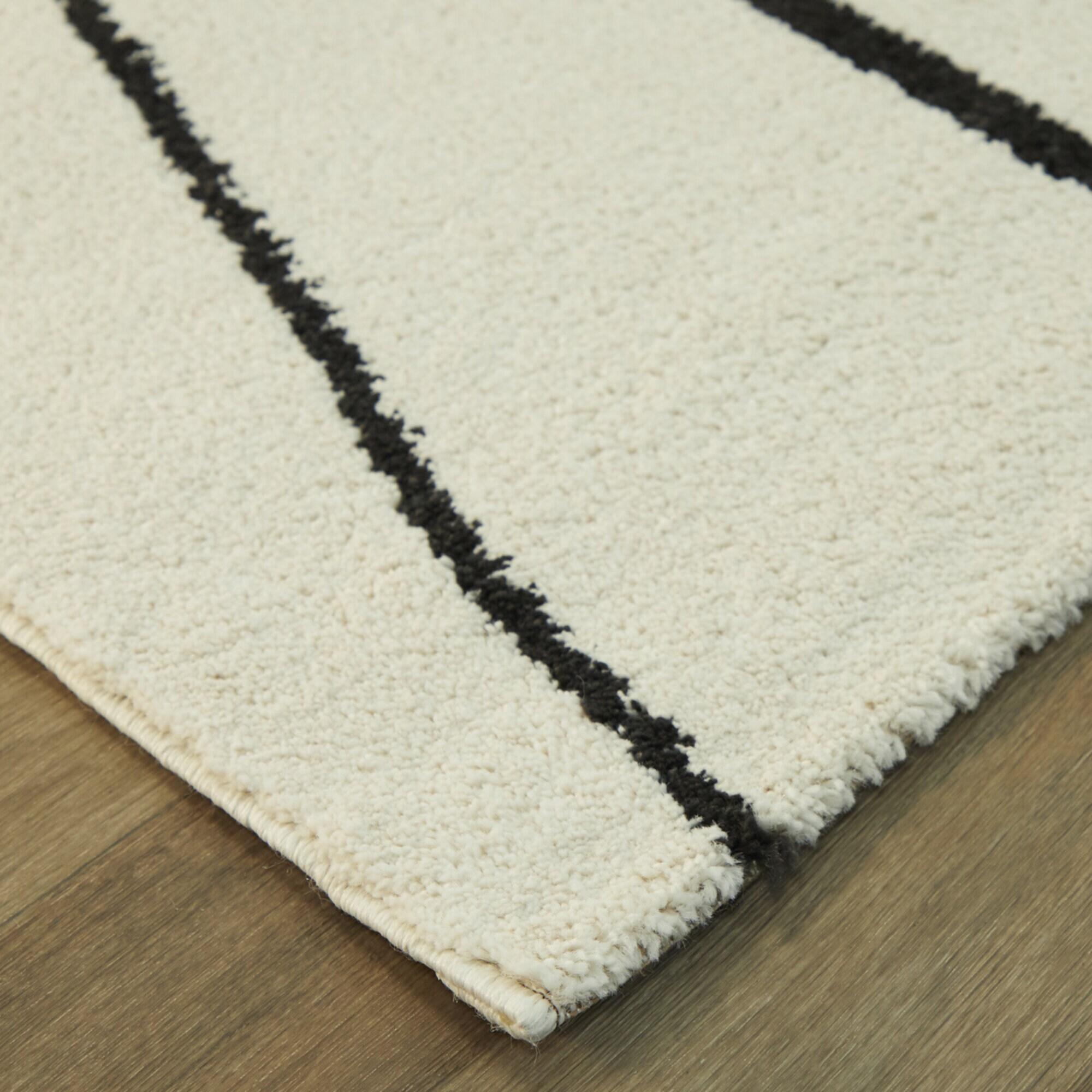Charcoal Abstract 8' x 10' Reversible Synthetic Area Rug