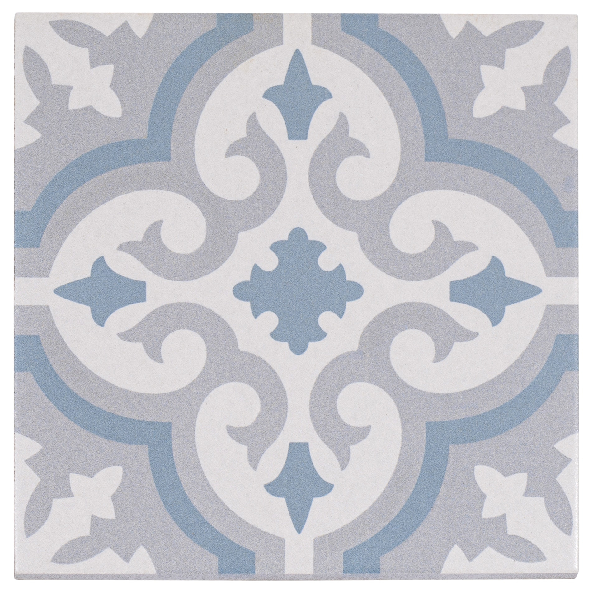SAMPLE-Bliss 8" x 8" Porcelain Spanish / Moroccan Wall & Floor Tile