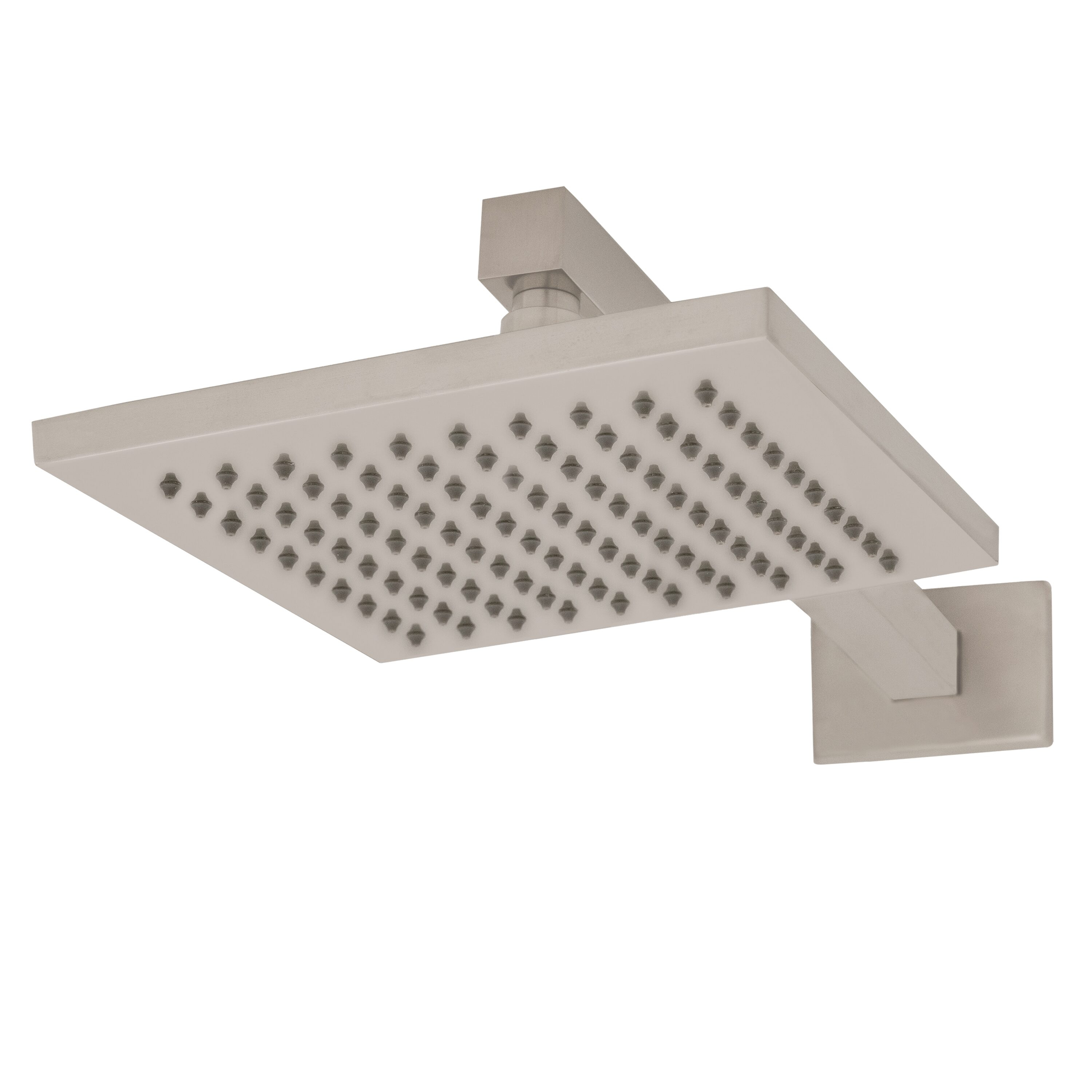 ZLINE KITCHEN & BATH RainSync Bliss Brushed nickel 1-handle Multi-function 7.5-Inches Square Shower Faucet with Valve