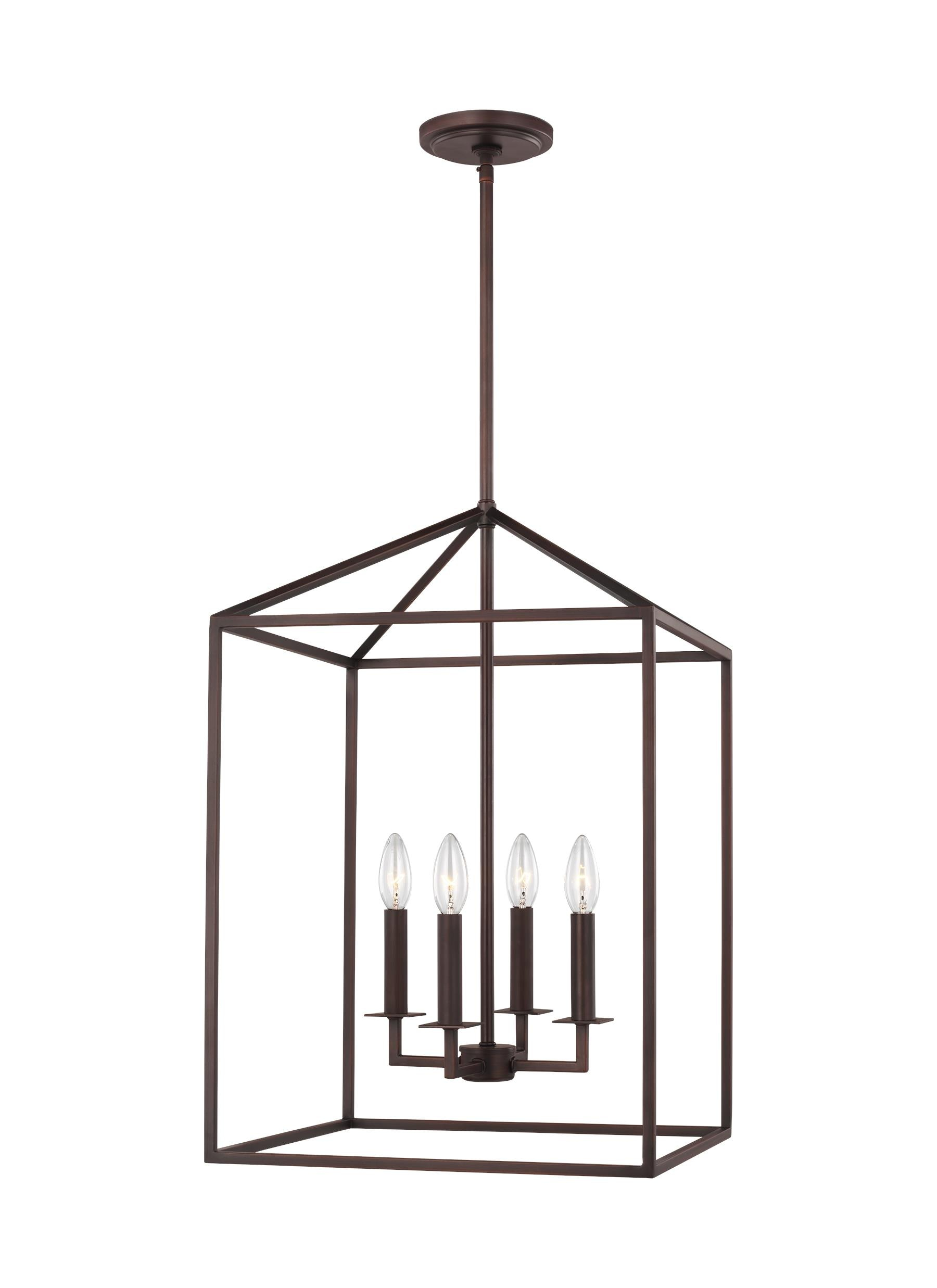 Perryton Elegant Bronze 4-Light Incandescent Pendant
