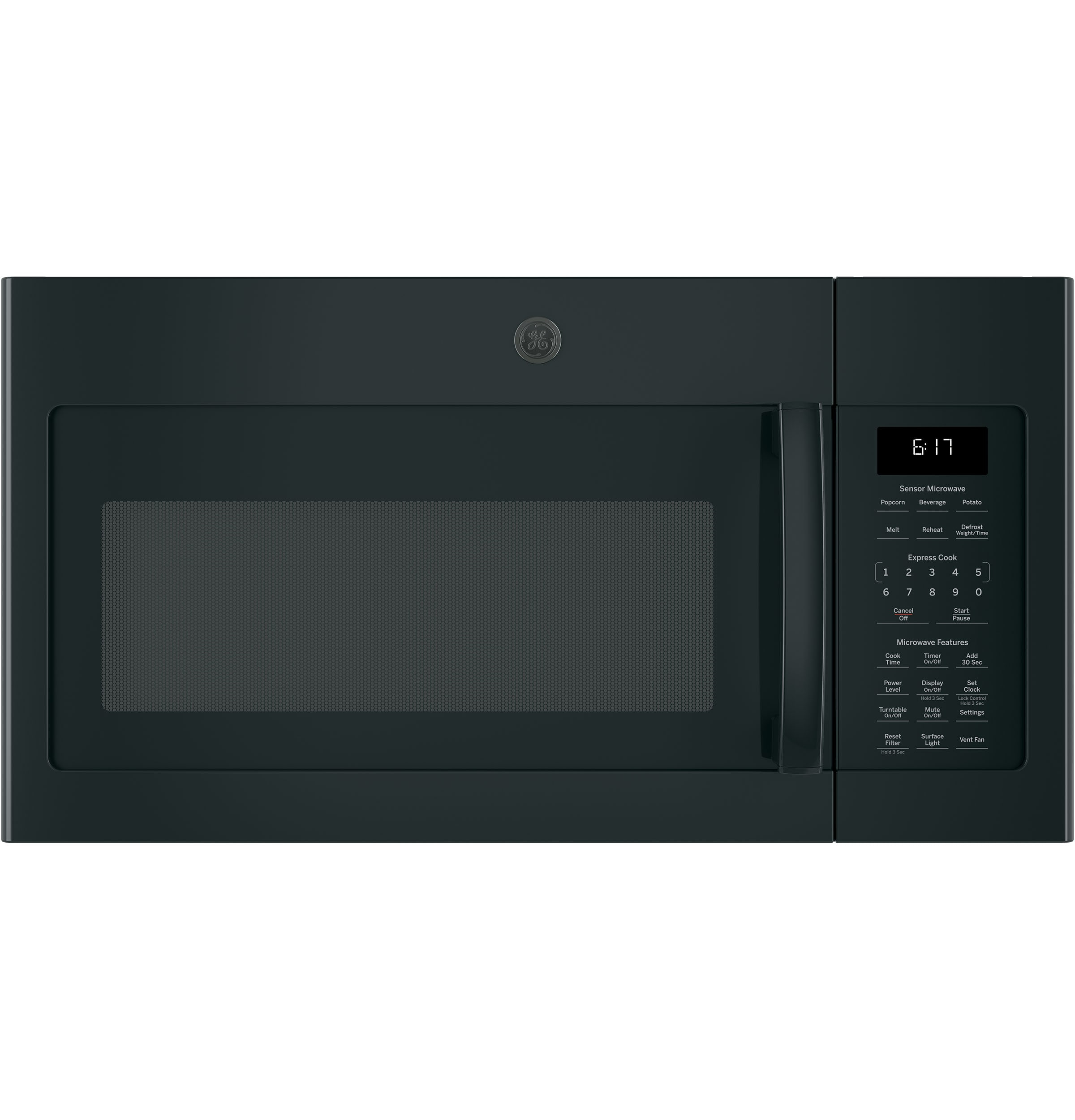 GE APPLIANCES JVM6175DKBB over the range microwave