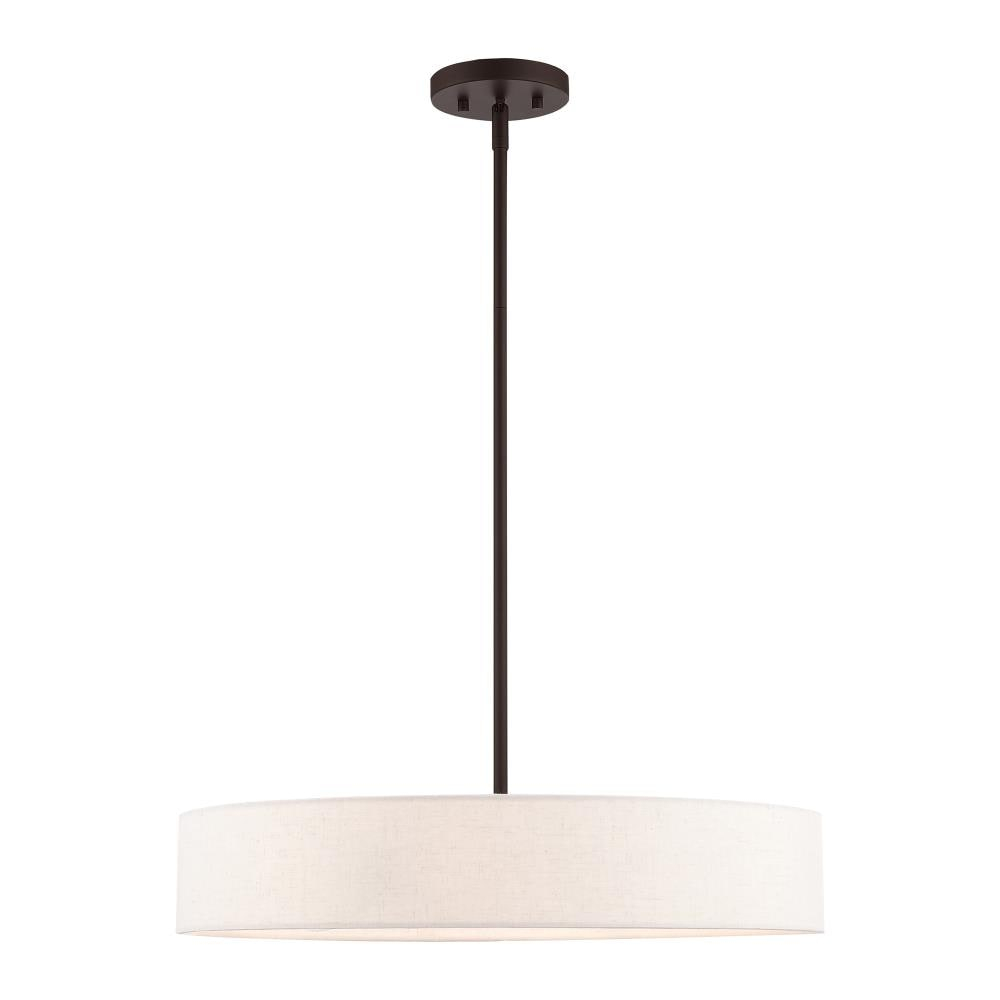 Venlo 4 Light Bronze with Antique Brass Accents Pendant