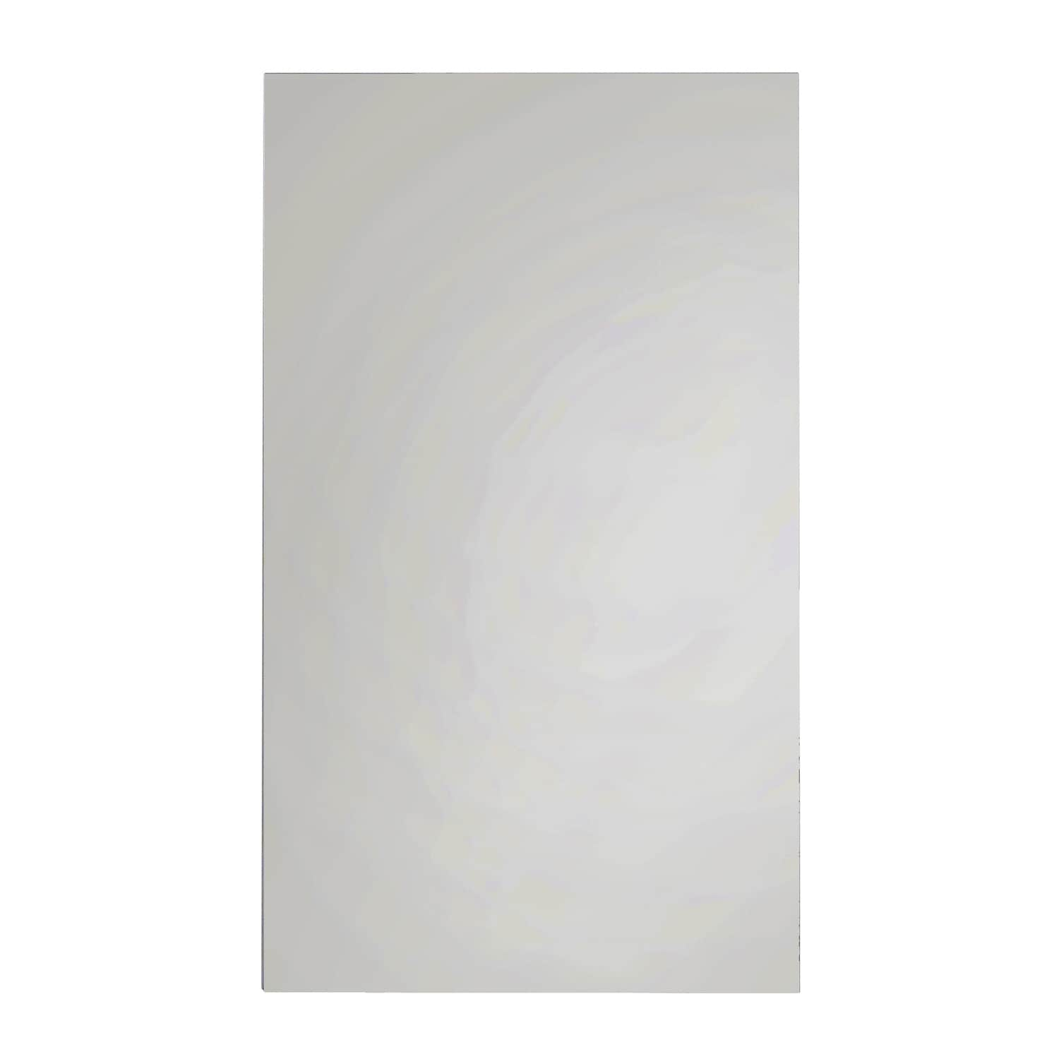 allen + roth 15-in x 26-in Fog Free Surface/Recessed Mount Silver Mirrored Square Soft Close Medicine Cabinet