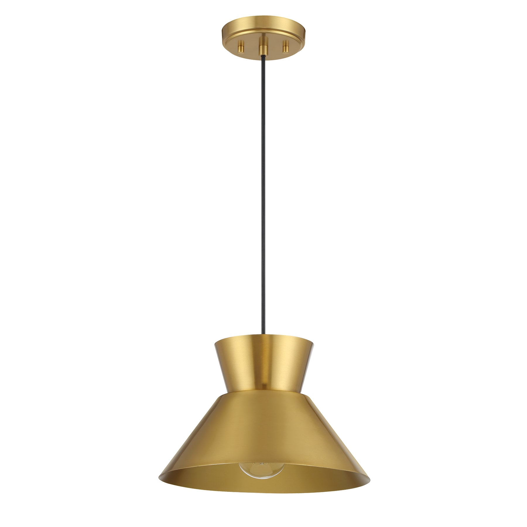 Bellevue Shp48057 12" Wide Pendant - Brass