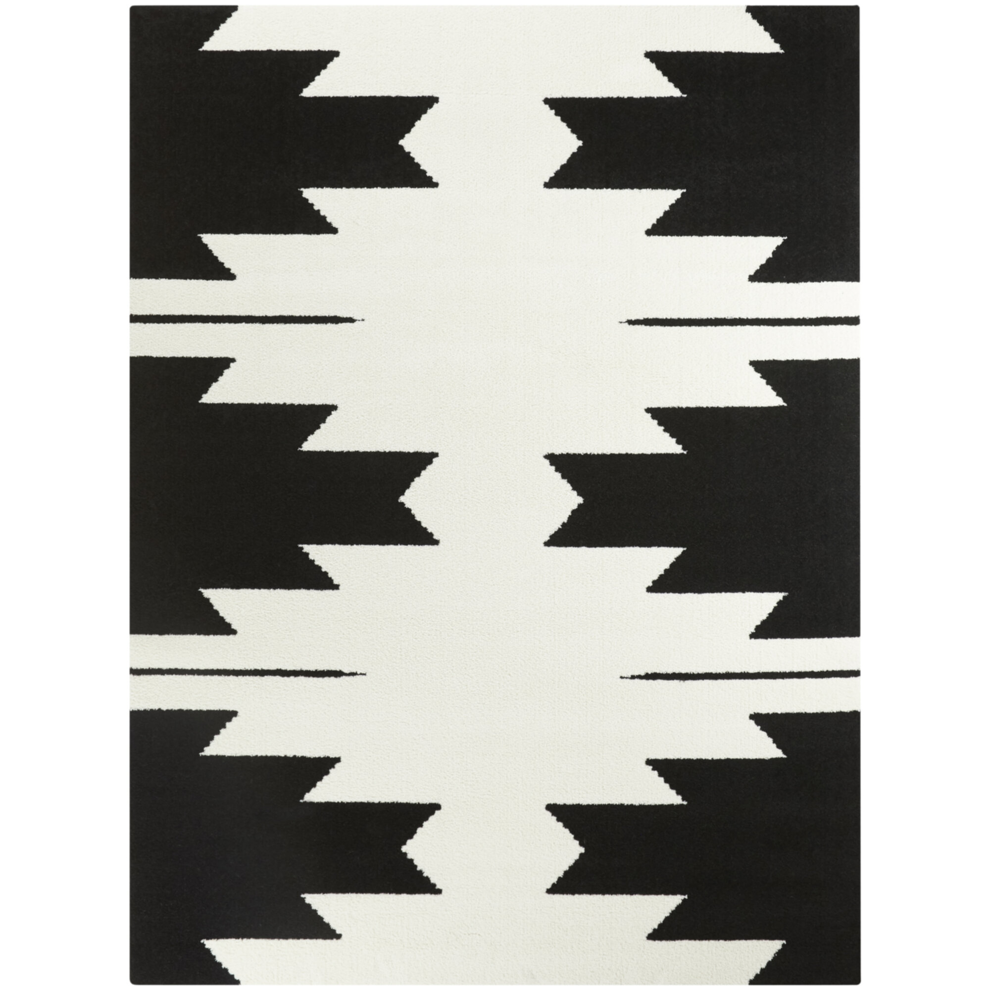 Nicholas Black 3 ft. x 7 ft. Medallion Runner Rug