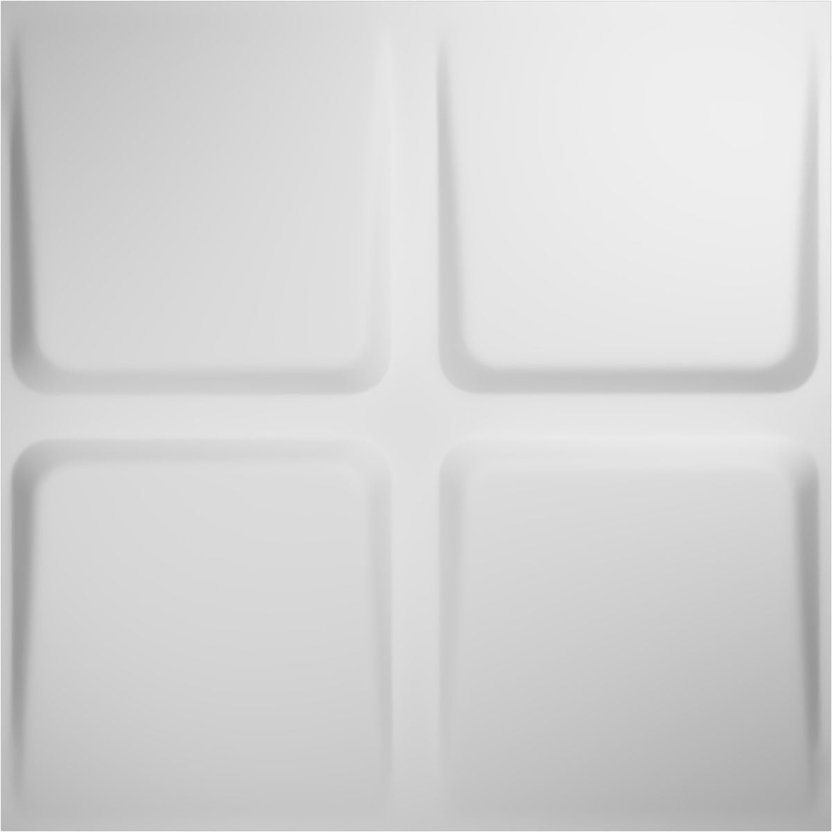 Ekena Millwork 19 5/8"W x 19 5/8"H Galveston EnduraWall Decorative 3D Wall Panel (Covers 2.67 Sq. Ft.)