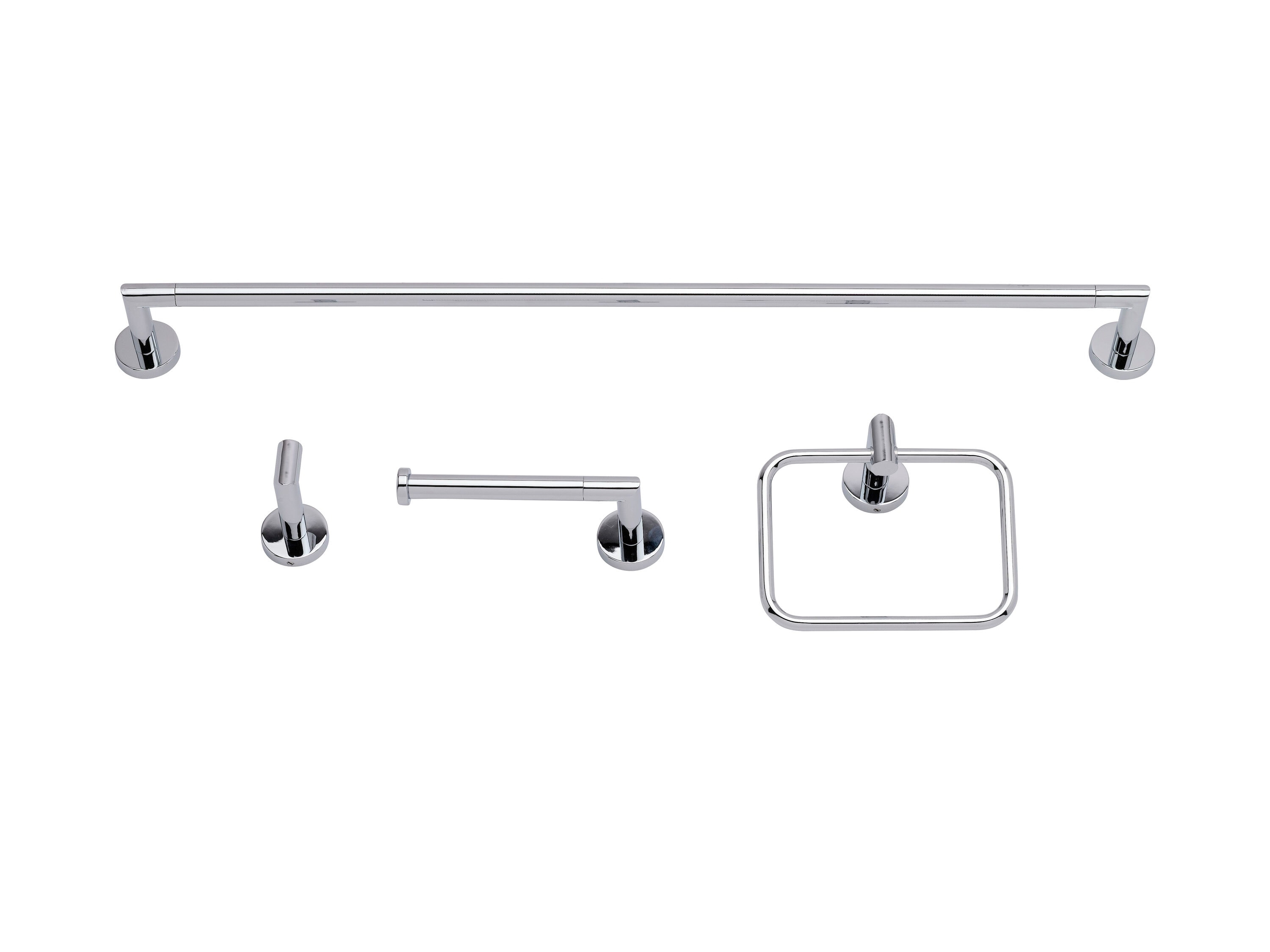 4 - Piece Bathroom Hardware Set