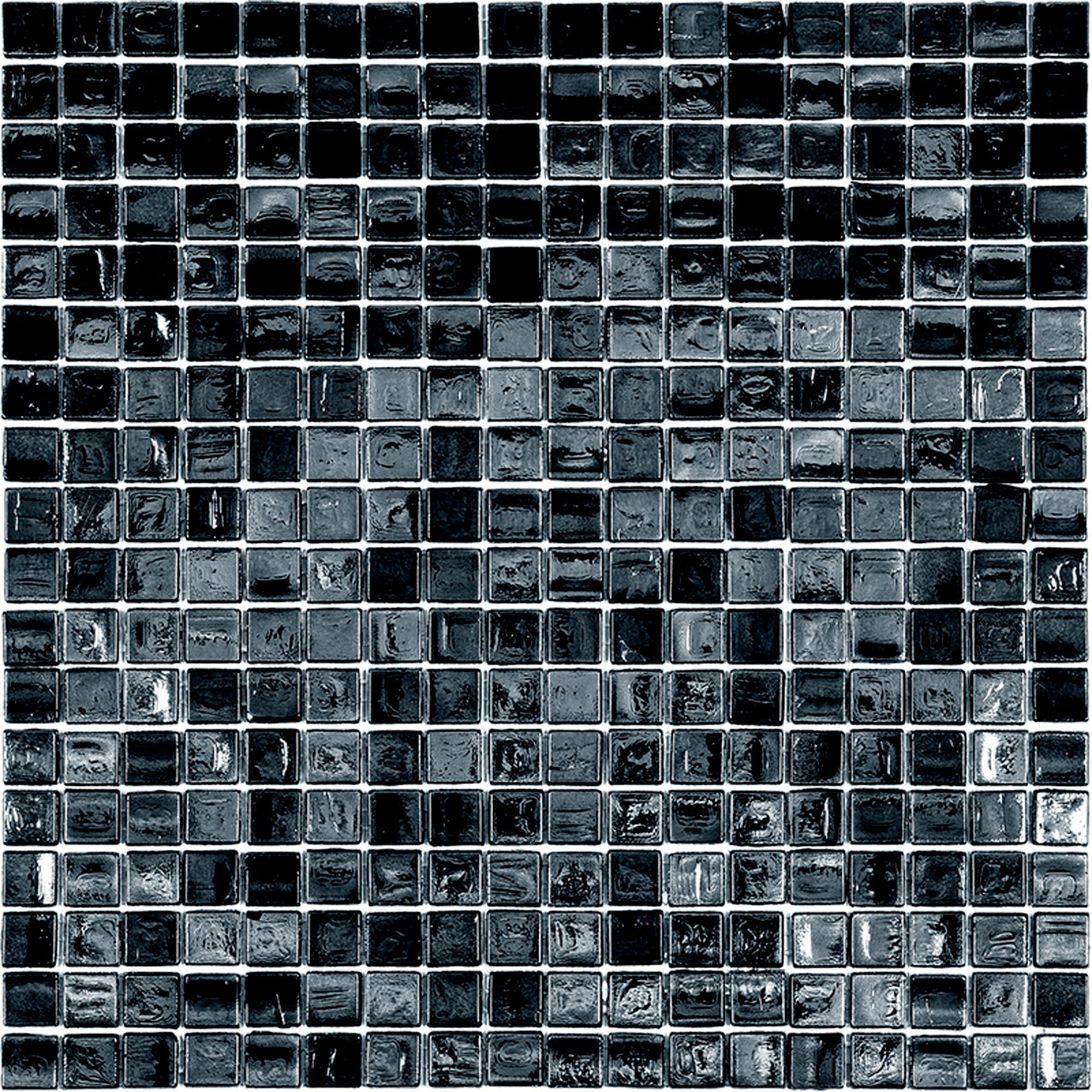 Skosh 0.6" x 0.6" Glass Grid Mosaic Wall & Floor Tile