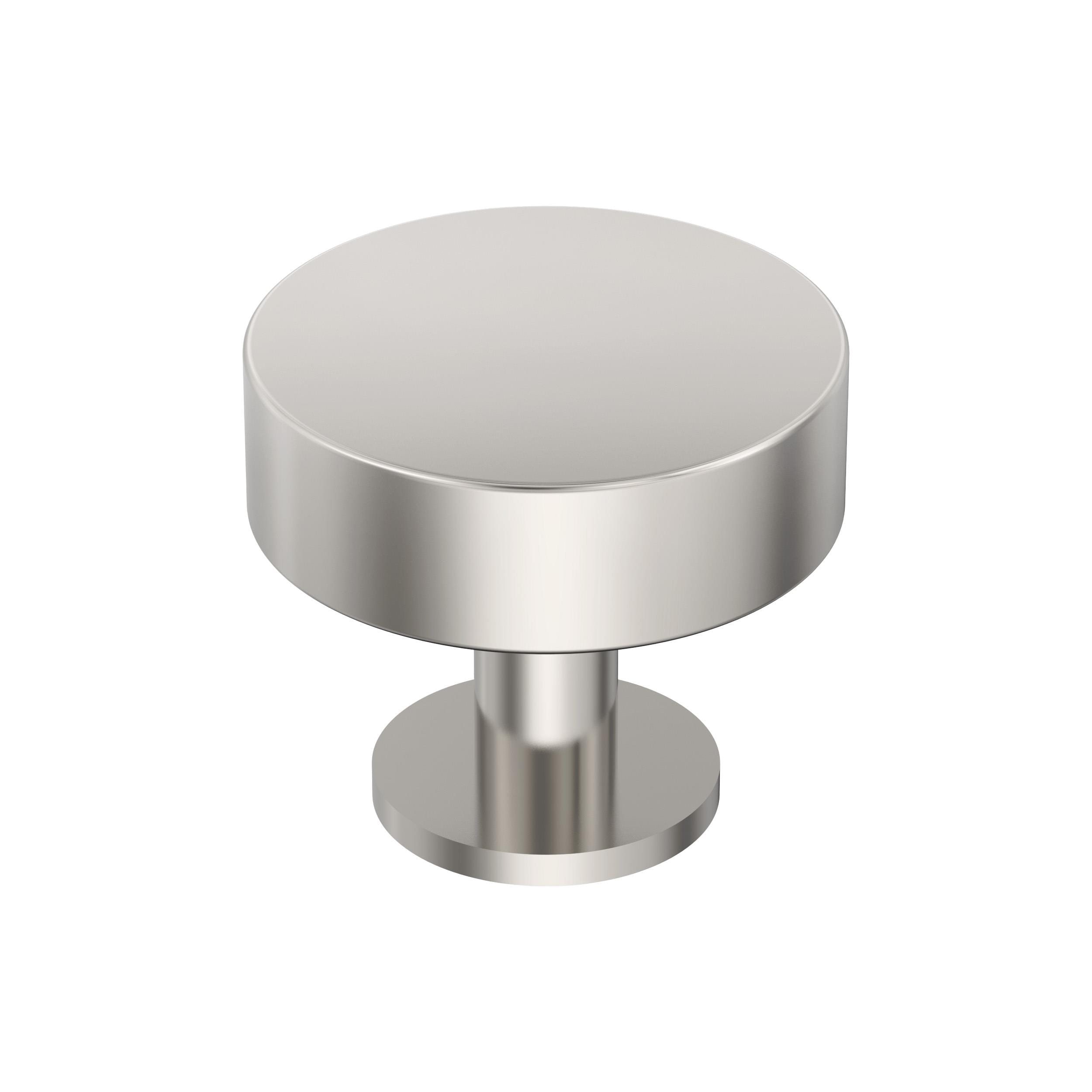 Amerock Radius 1-1/4 inch (32mm) Diameter Polished Nickel Cabinet Knob