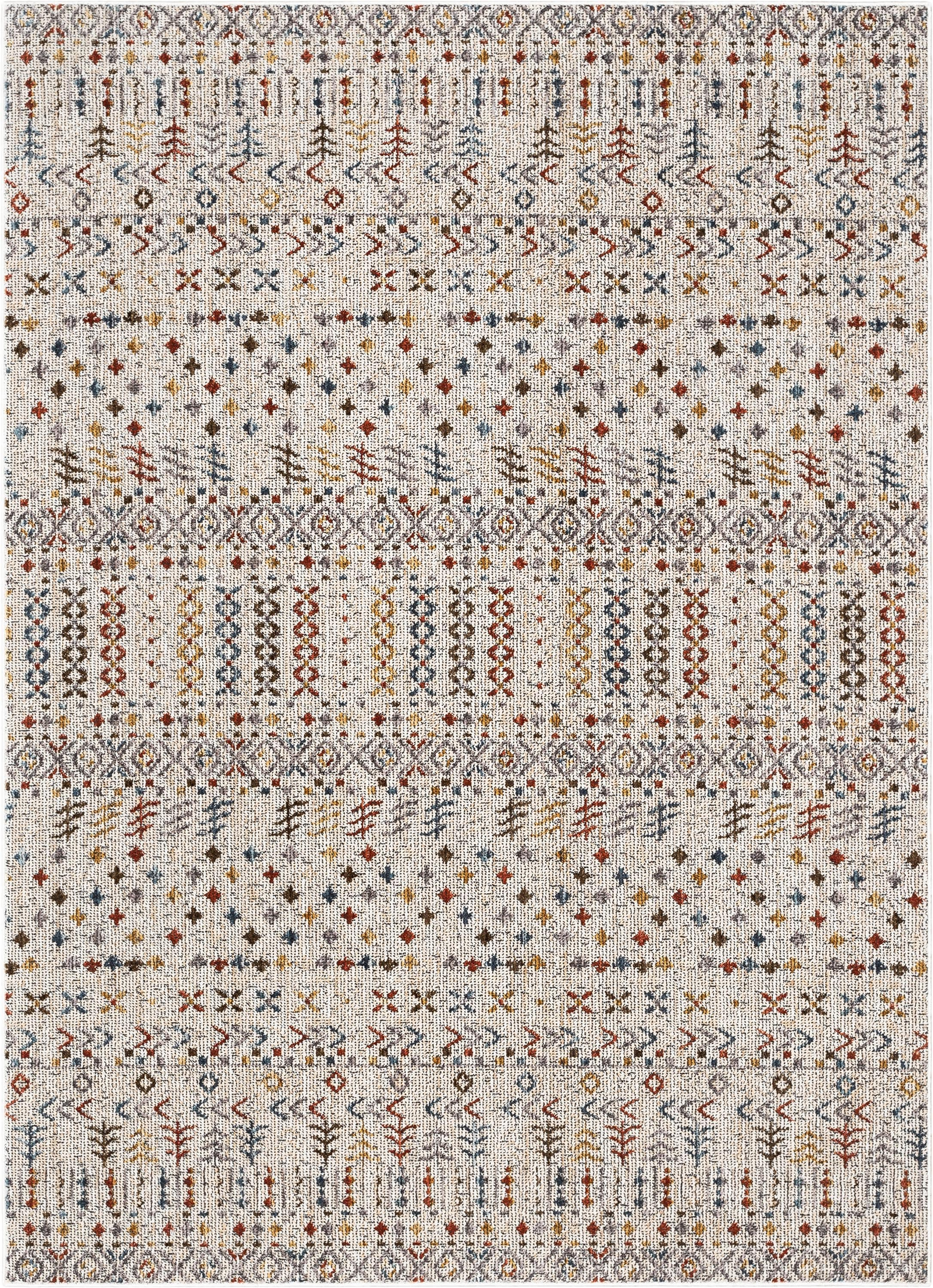 Well Woven Tenley Moroccan Area Rug, 5.25' x 7.25', Medium-Height Pile, Soft Underfoot, Easy To Clean