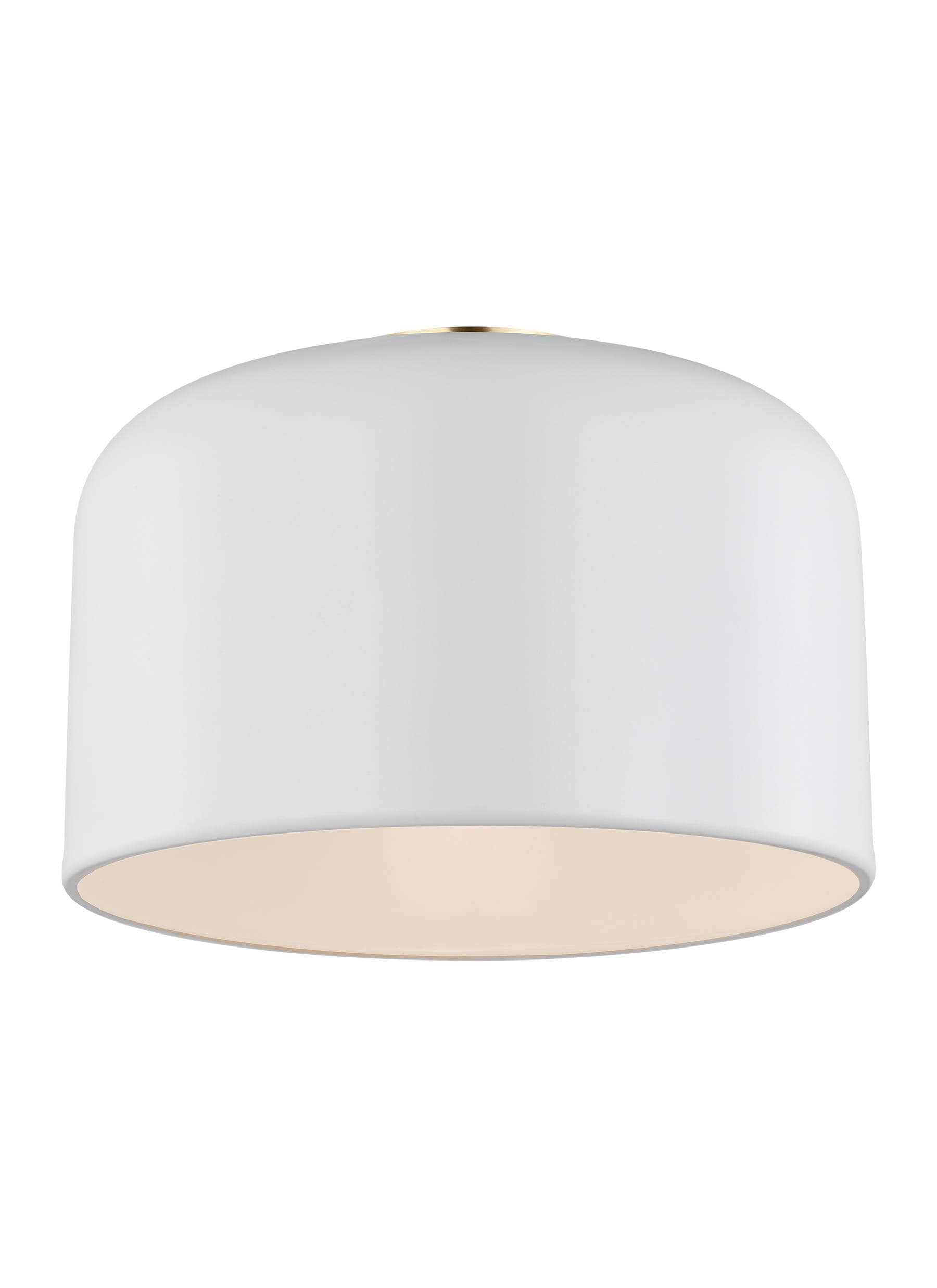 Malone Matte White LED Flush Mount Ceiling Light