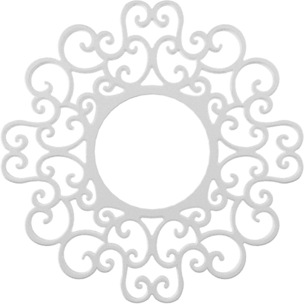 34"OD x 13"ID x 1"P Reims Architectural Grade PVC Pierced Ceiling Medallion