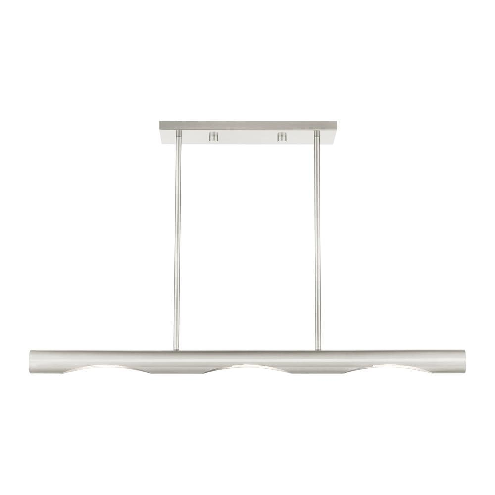Livex Lighting Acra 3 - Light Chandelier in  Brushed Nickel