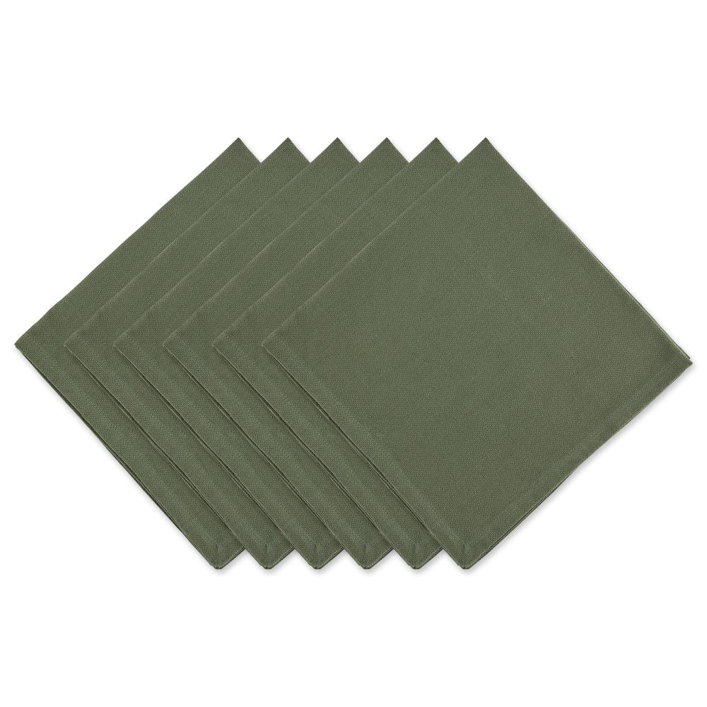 Artichoke Green Solid Napkin (Set of 6)