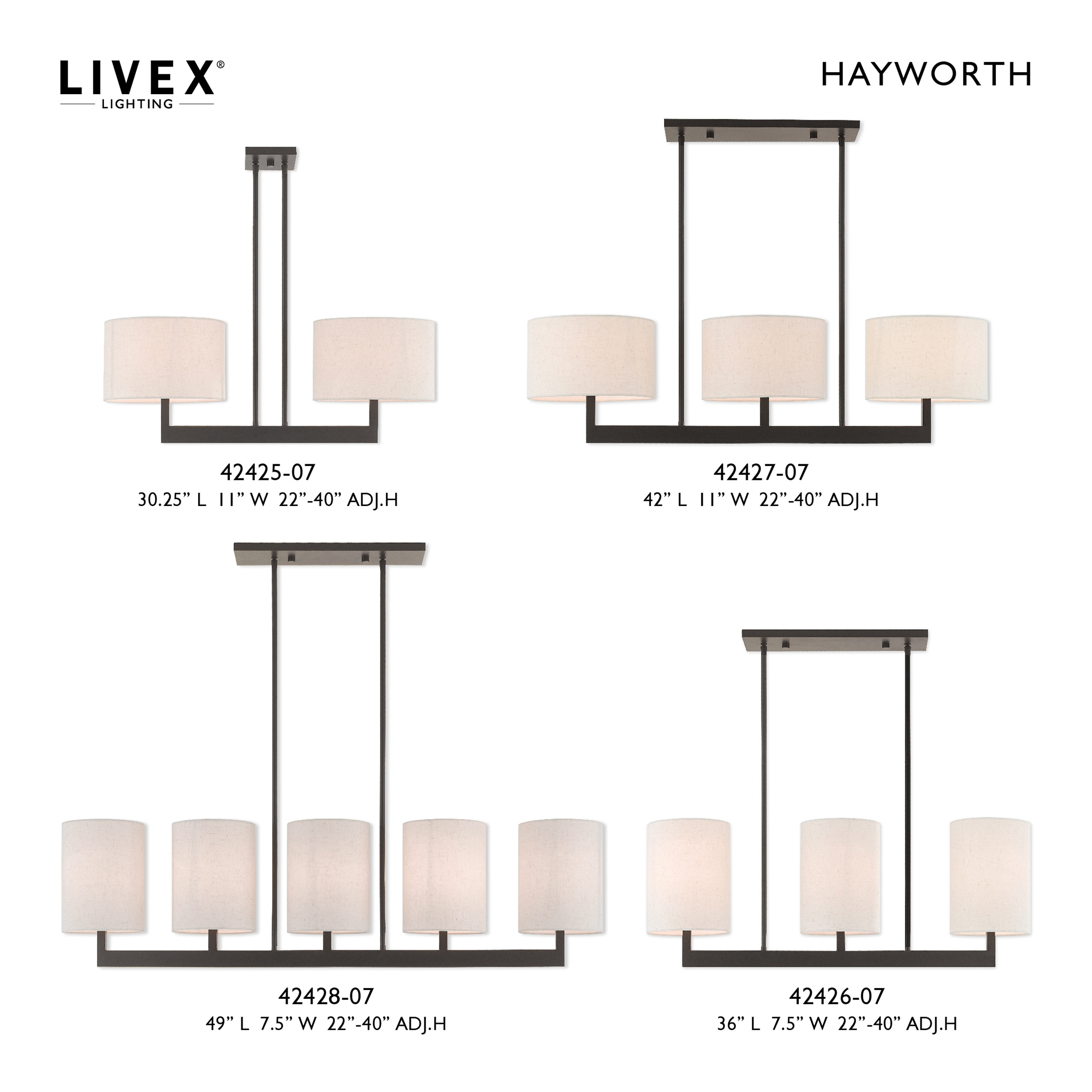 2 - Light Drum Chandelier