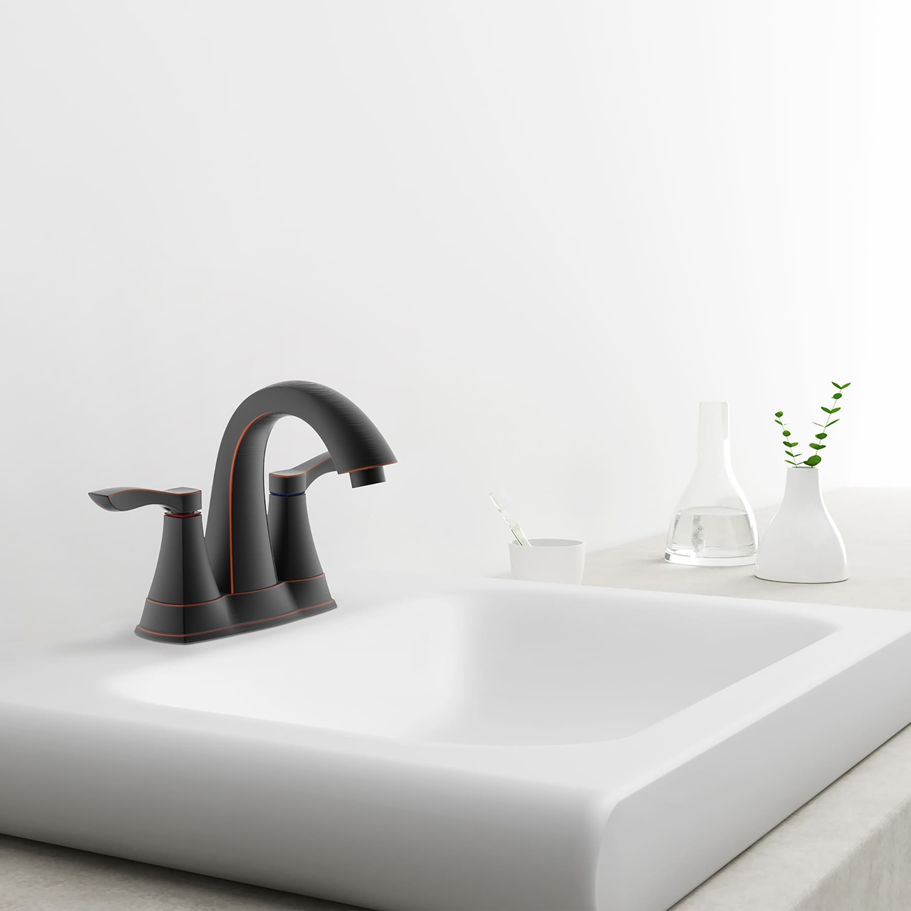 Innova Oil Rubbed Bronze High Arc Bathroom Faucet