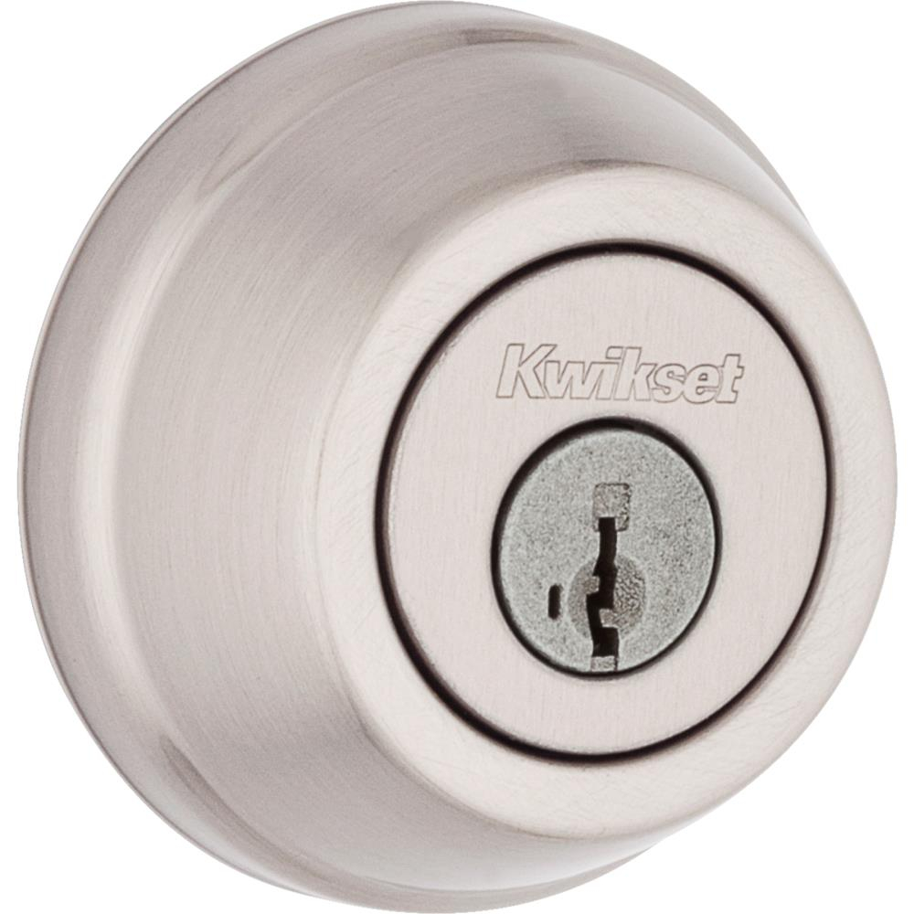 Kwikset Signature Series 780 Satin Nickel Single Cylinder Deadbolt with SmartKey