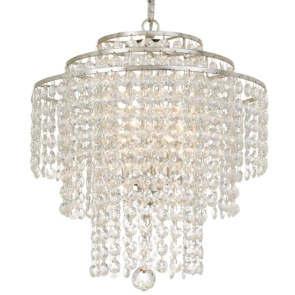 Crystorama Lighting - Four Light Chandelier - Chandelier - Arielle - Three Light